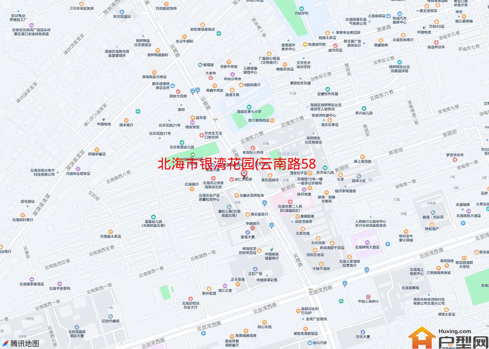 银湾花园(云南路58号)小区 - 户型网