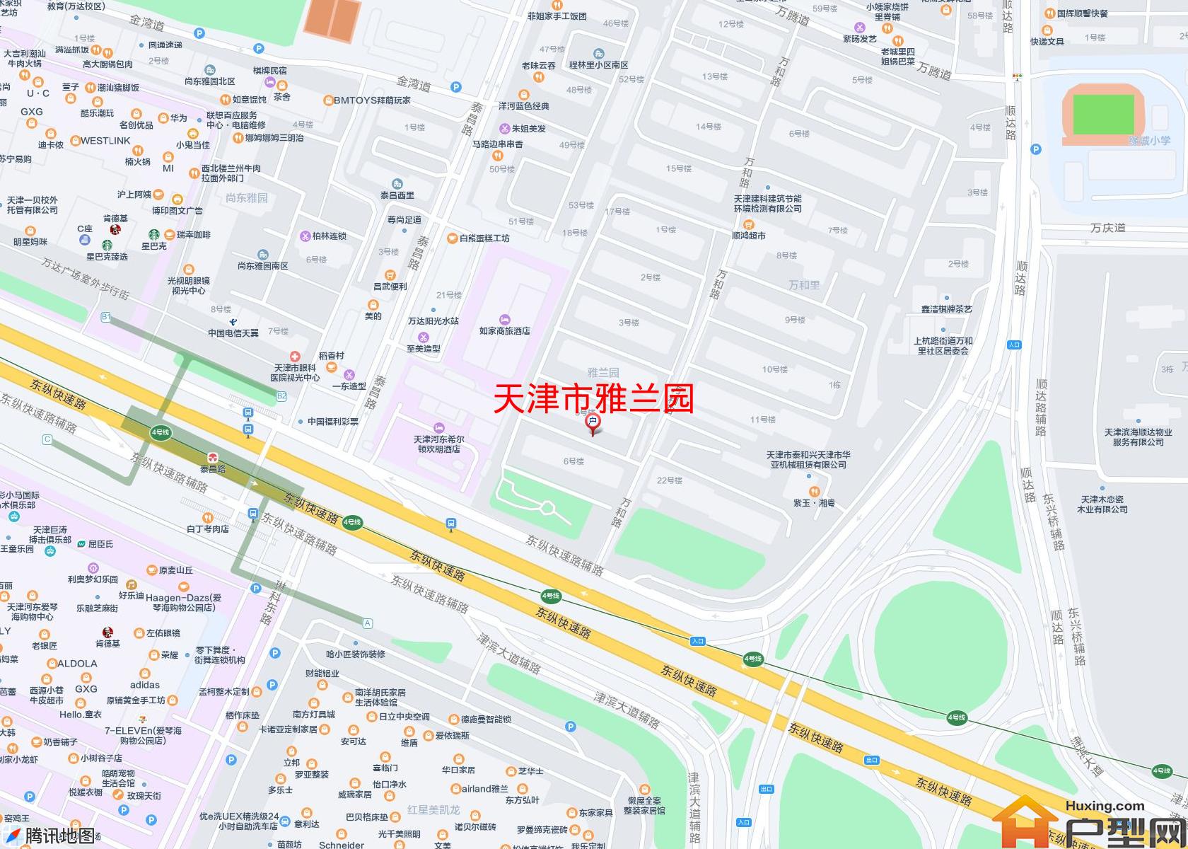 雅兰园小区 - 户型网 雅兰园小区 - 户型网