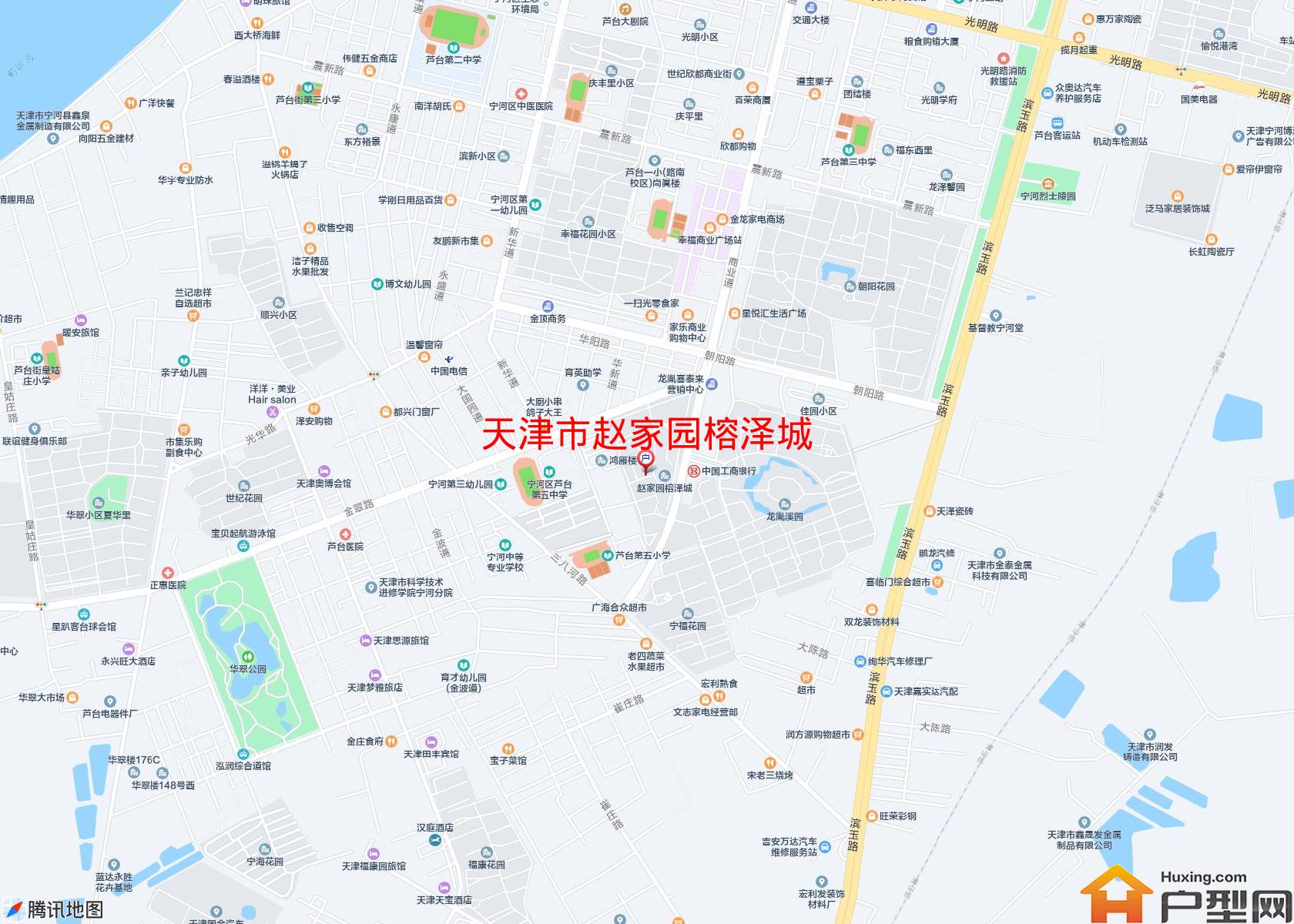 赵家园榕泽城小区 - 户型网