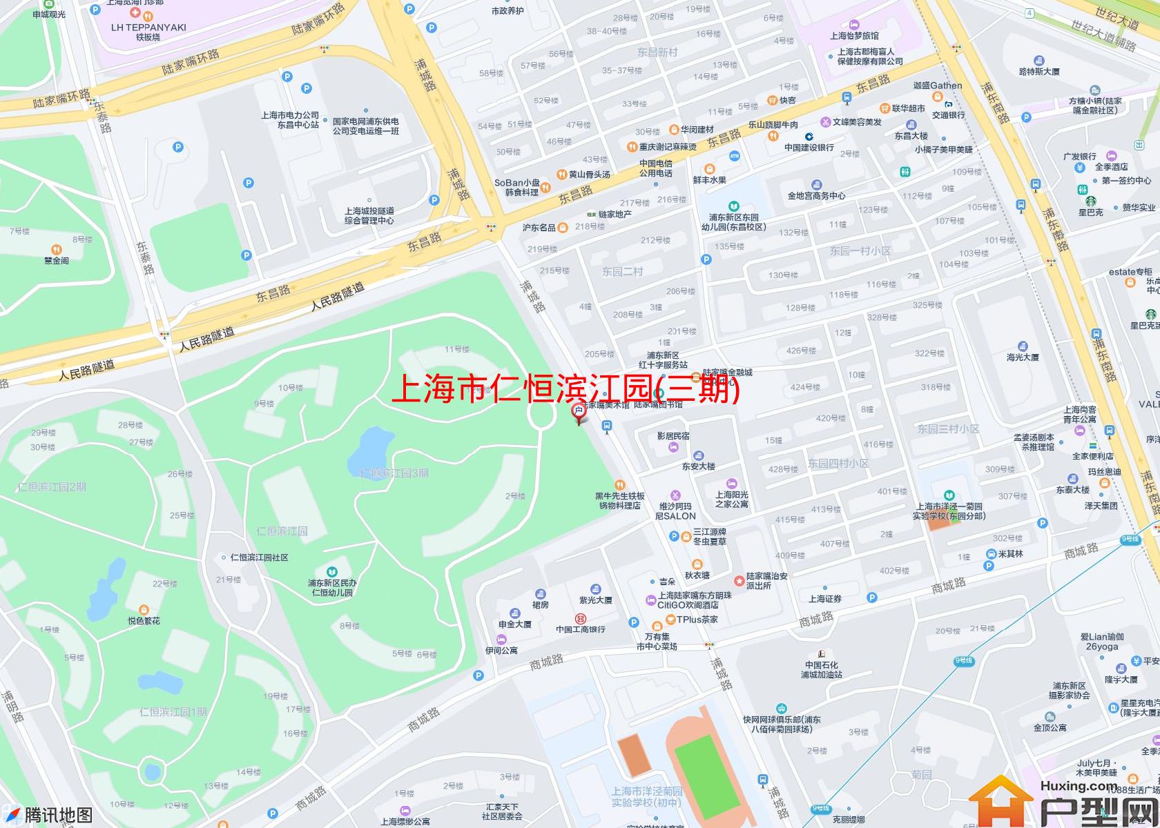 仁恒滨江园(三期)小区 - 户型网