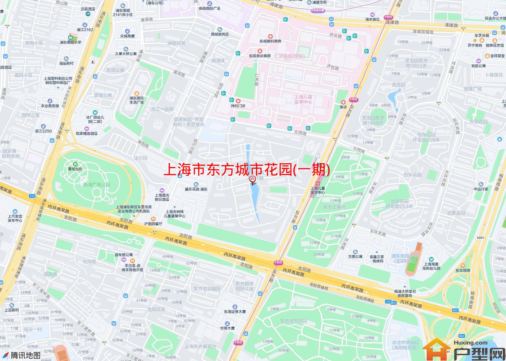 东方城市花园(一期)小区 - 户型网