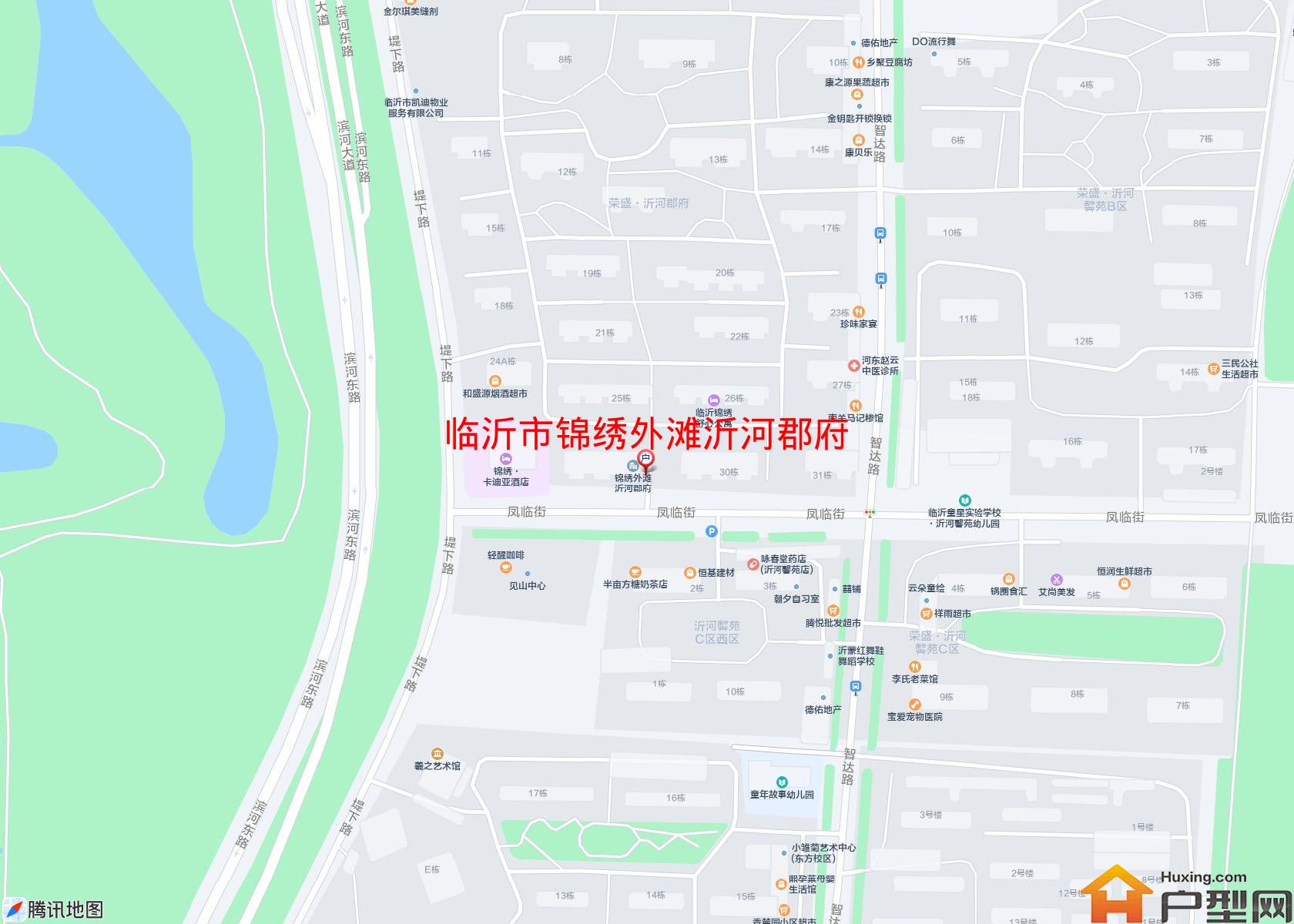 锦绣外滩沂河郡府小区 - 户型网