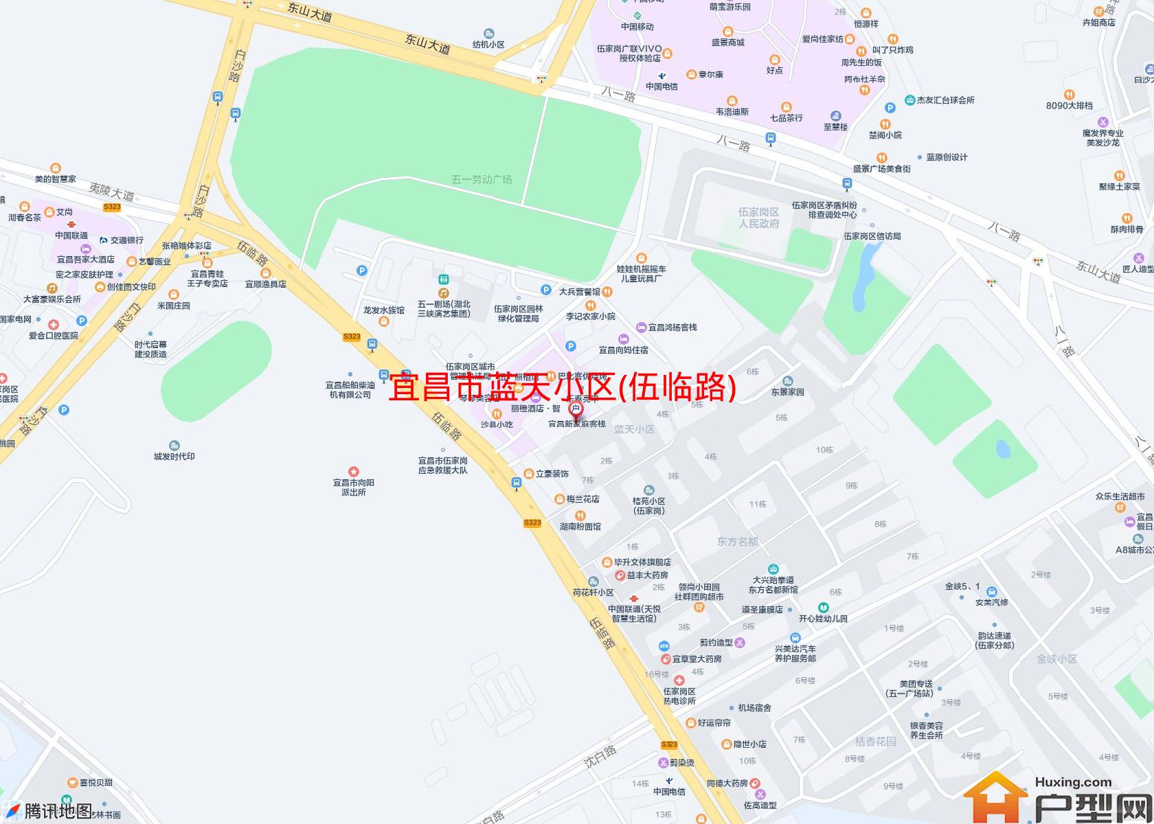 蓝天小区(伍临路)小区 - 户型网