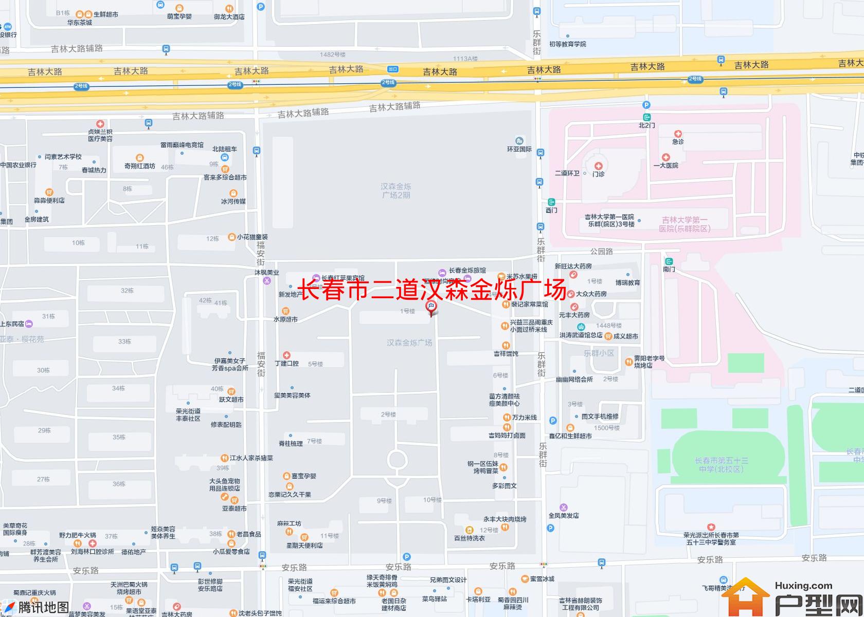 二道汉森金烁广场小区 - 户型网