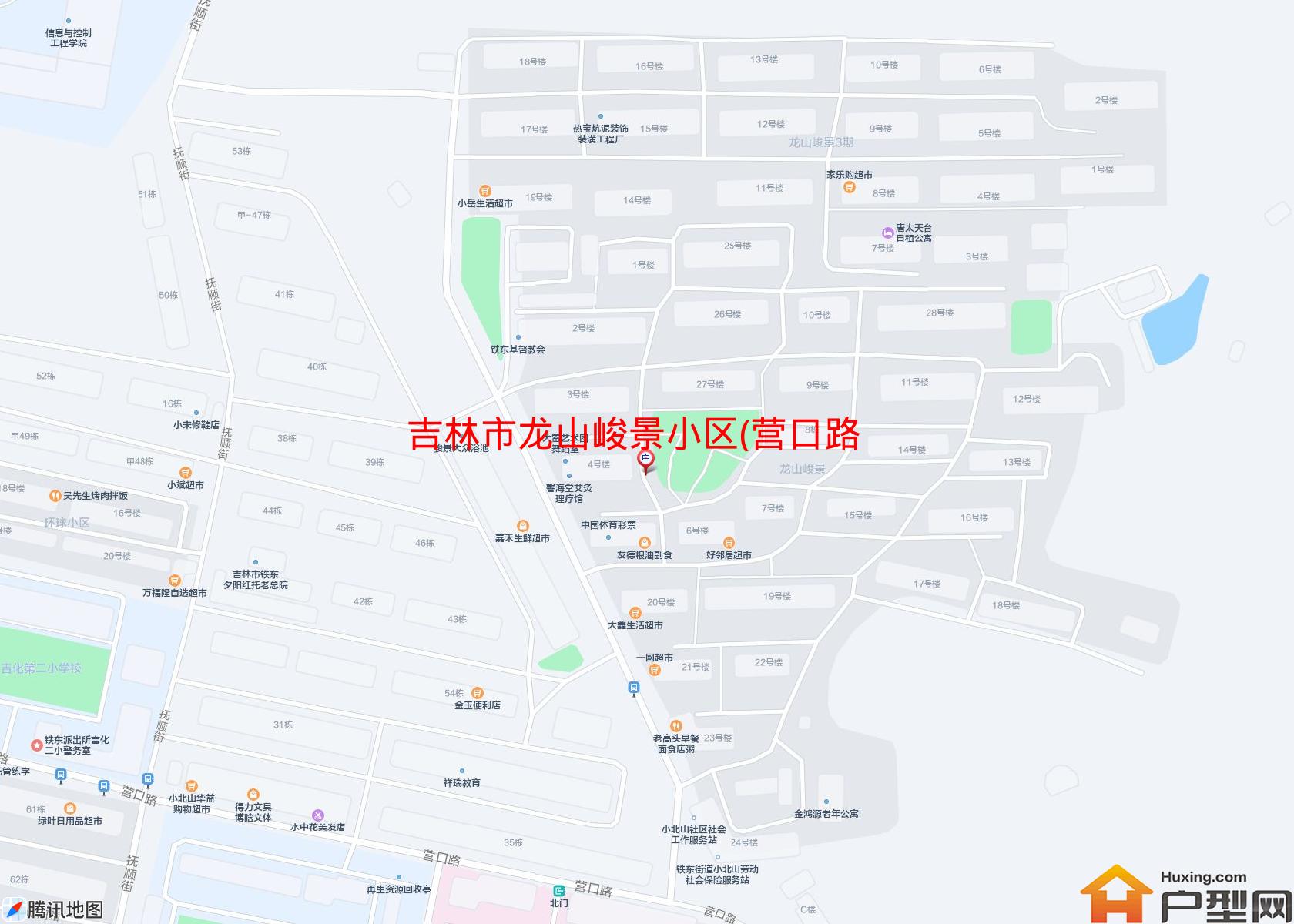 龙山峻景小区(营口路299号)小区 - 户型网