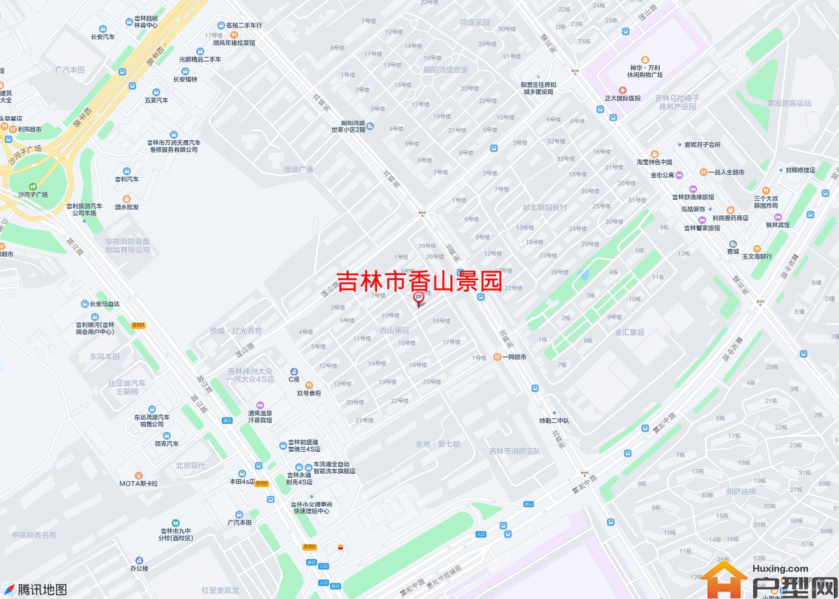 香山景园小区 - 户型网