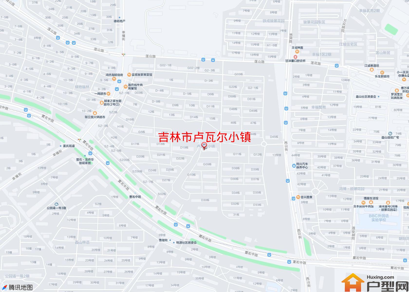 卢瓦尔小镇小区 - 户型网