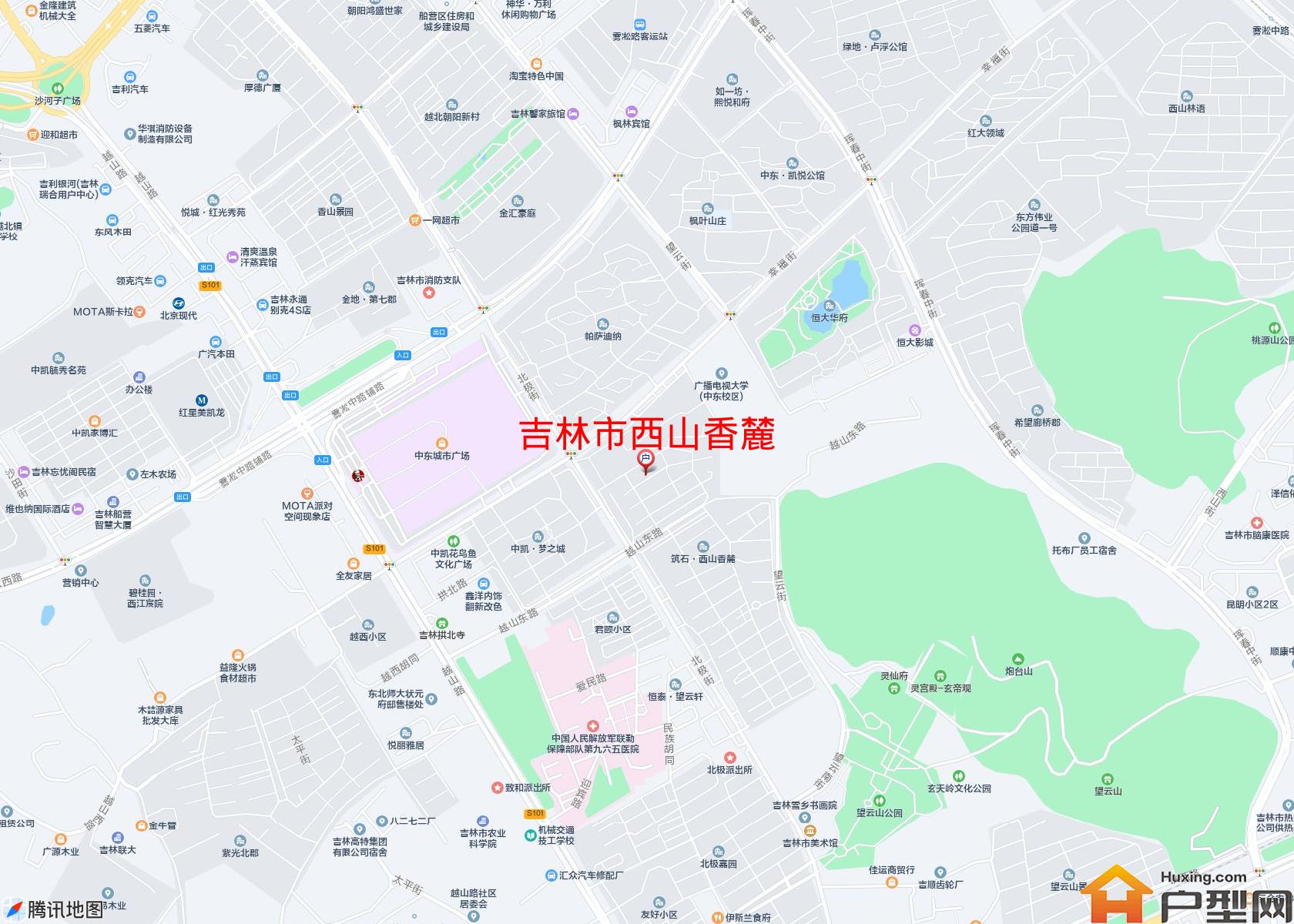 西山香麓小区 - 户型网