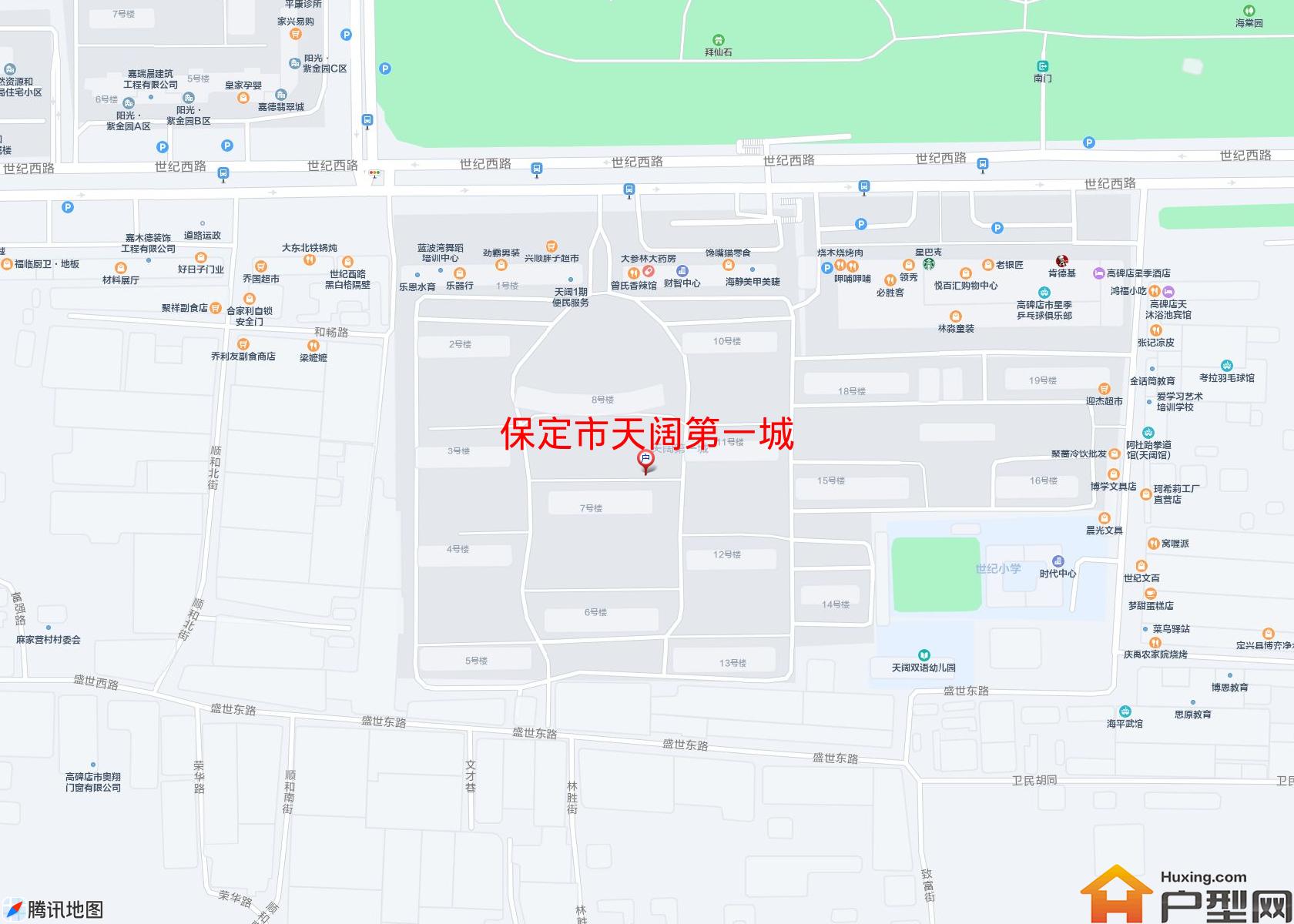 天阔第一城小区 - 户型网