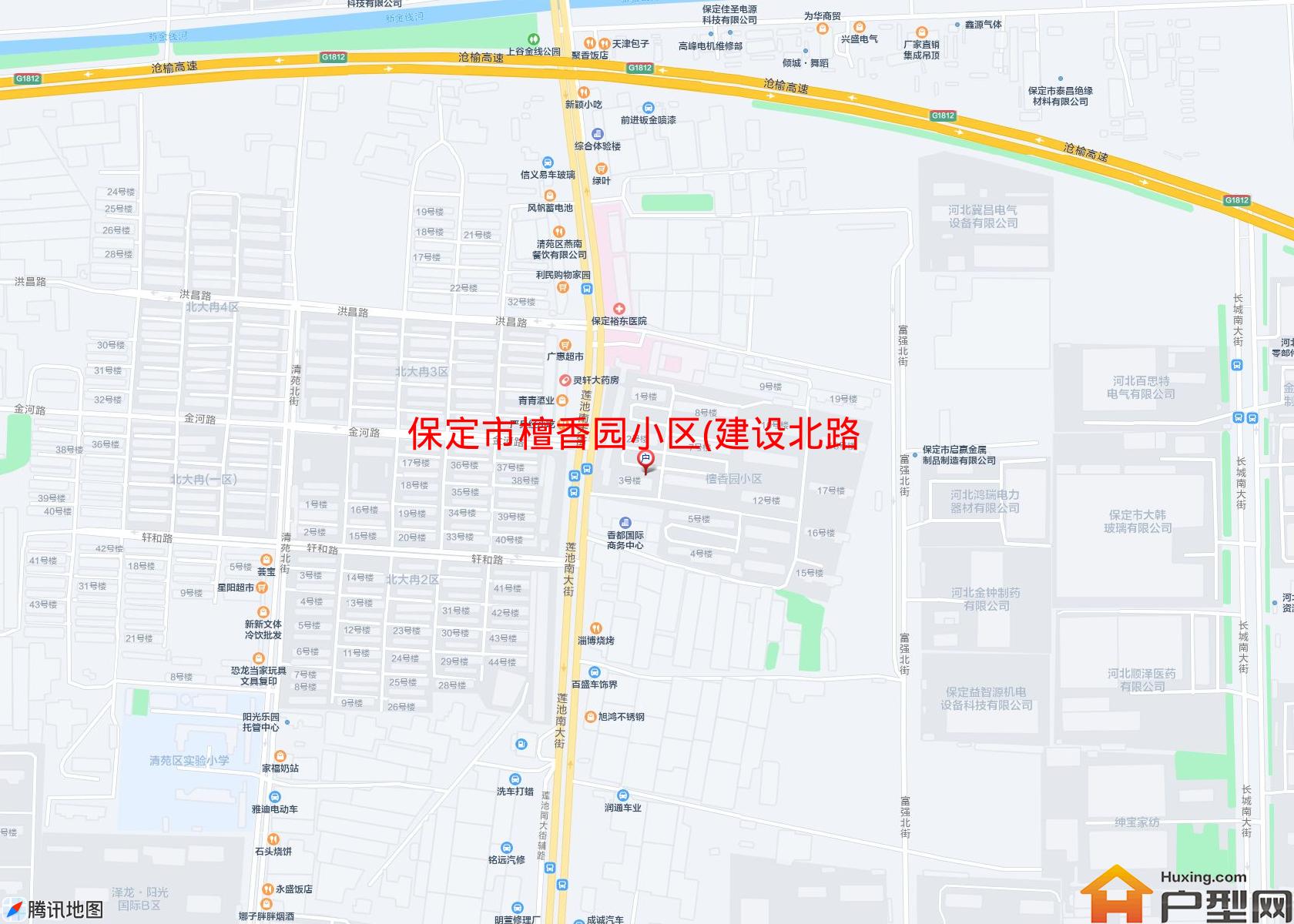 檀香园小区(建设北路)小区 - 户型网