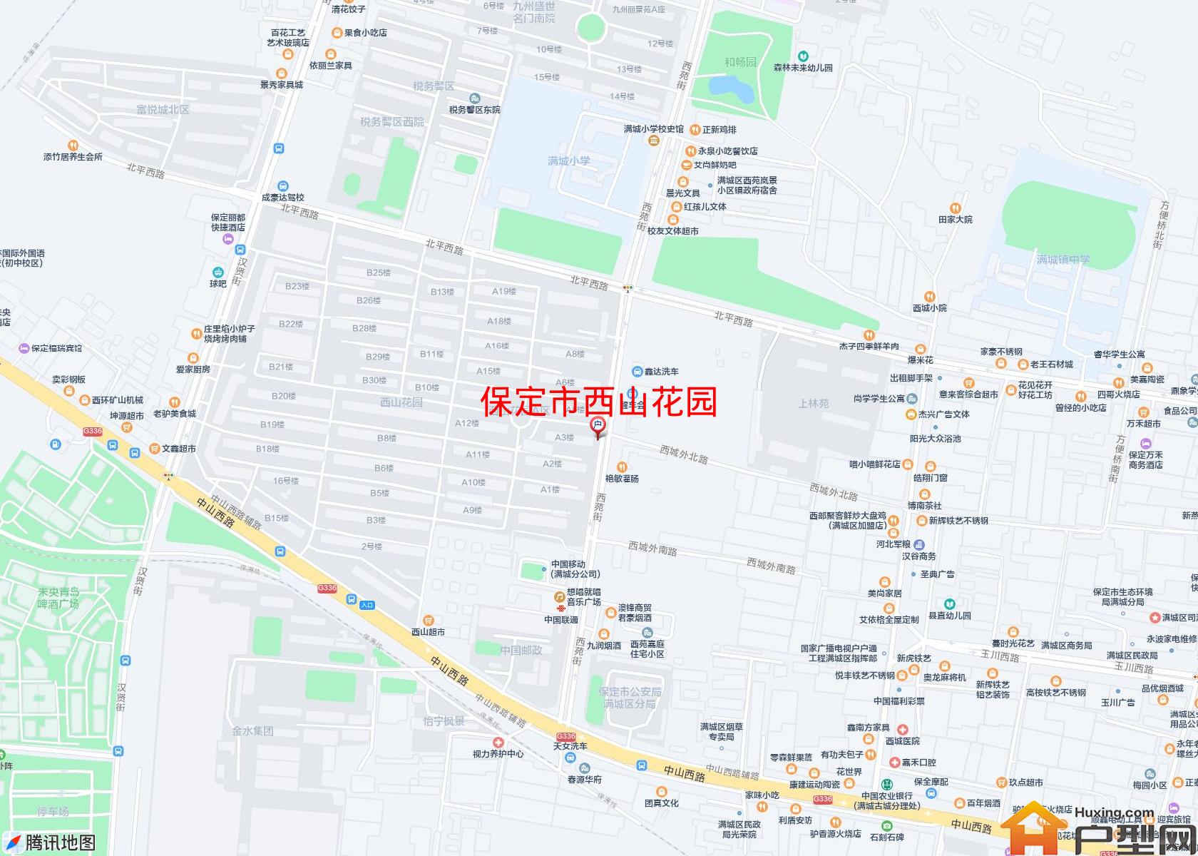 西山花园小区 - 户型网