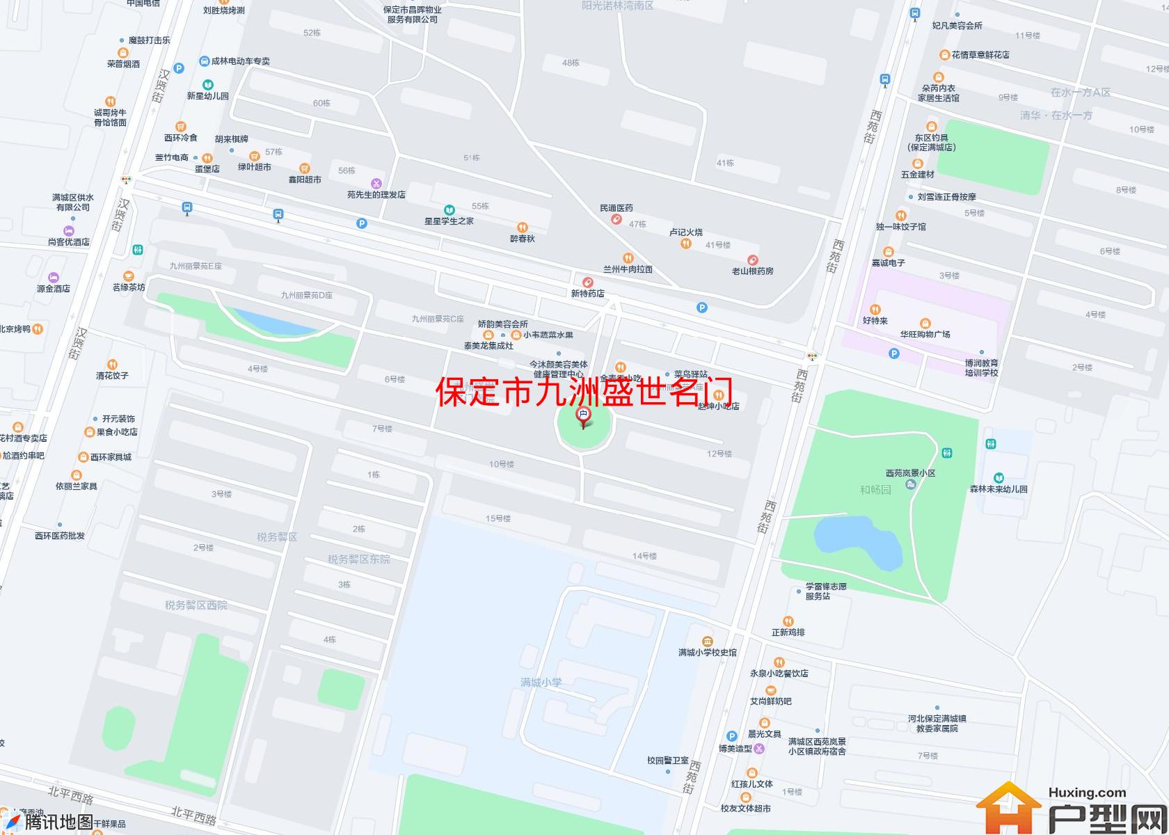 九洲盛世名门小区 - 户型网