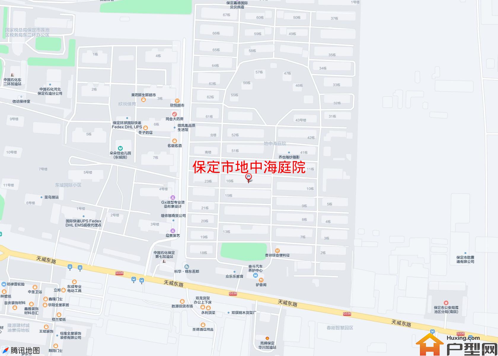 地中海庭院小区 - 户型网
