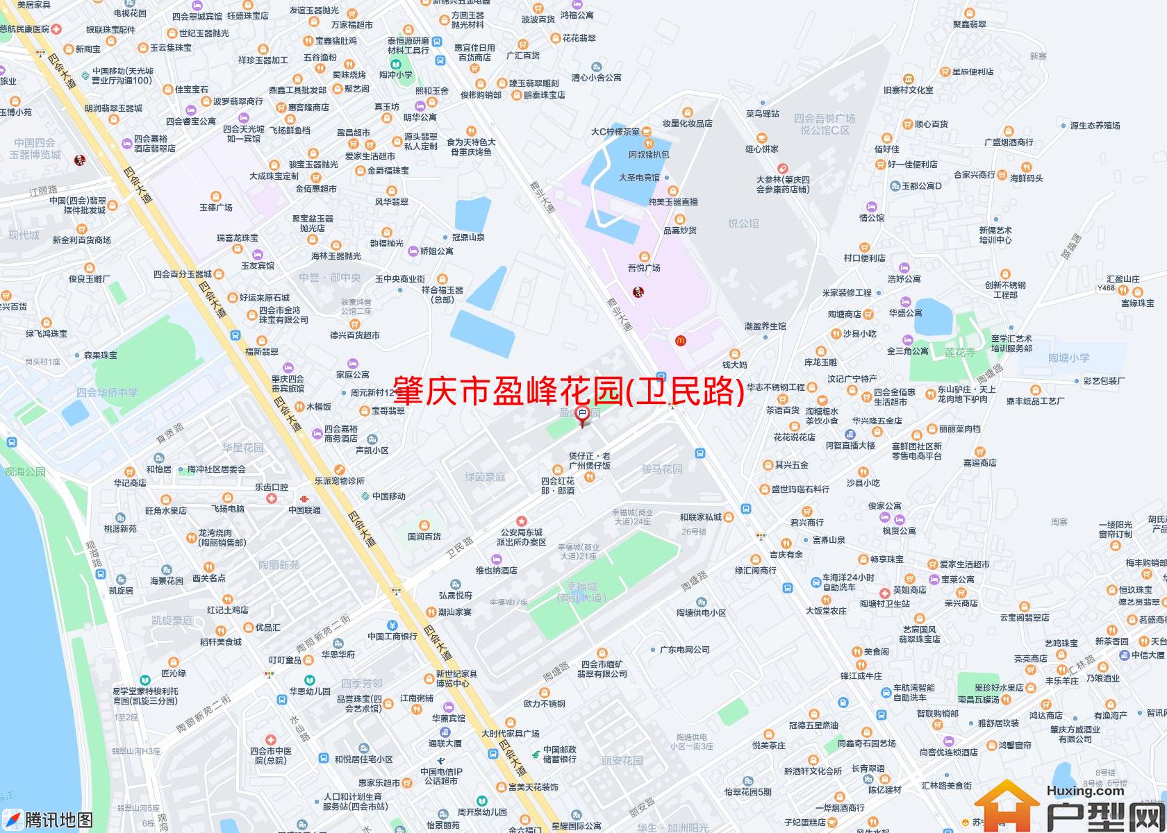 盈峰花园(卫民路)小区 - 户型网