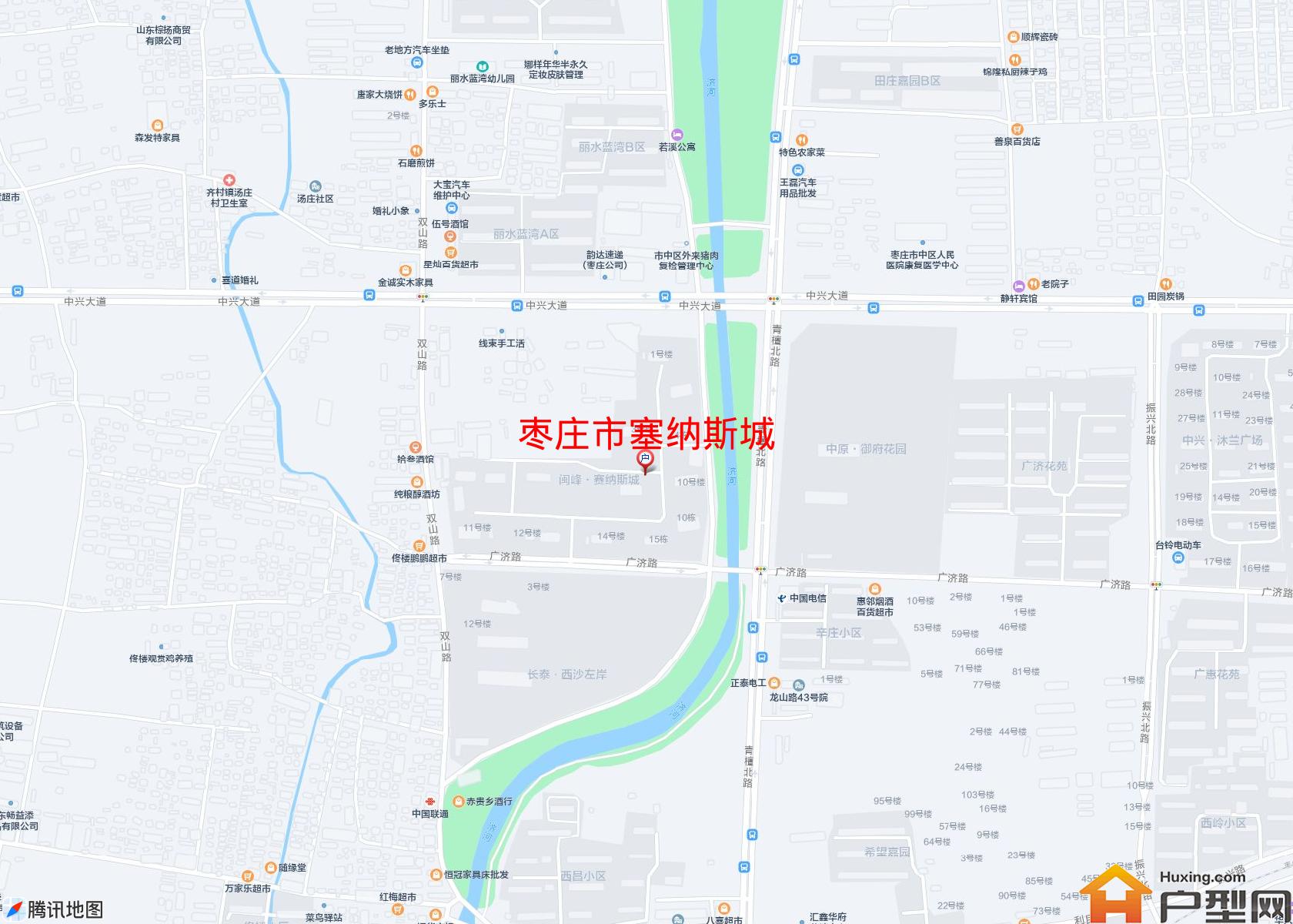 塞纳斯城小区 - 户型网