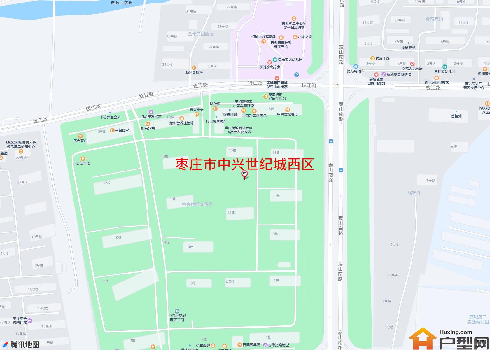 中兴世纪城西区小区 - 户型网