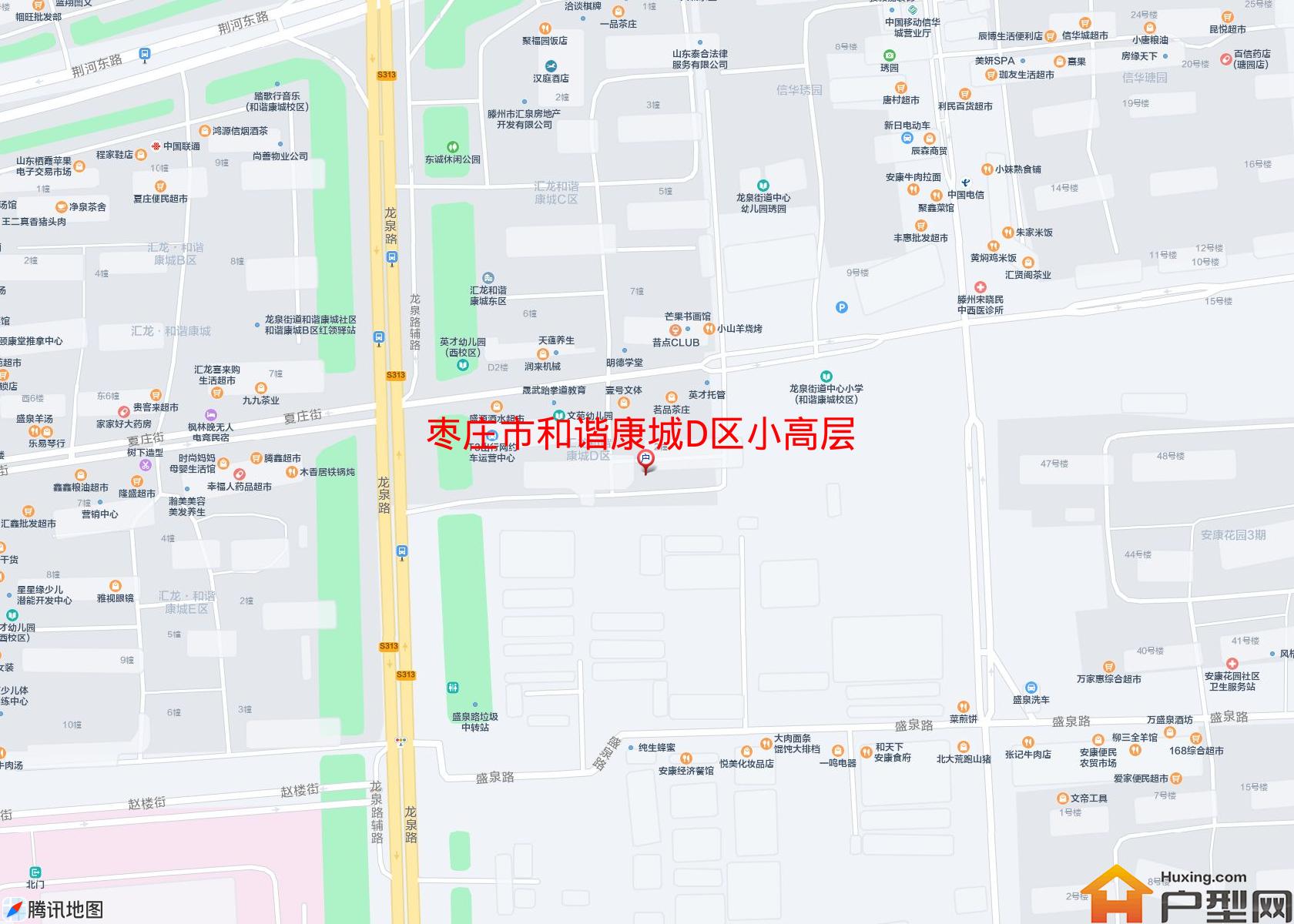 和谐康城D区小高层小区 - 户型网