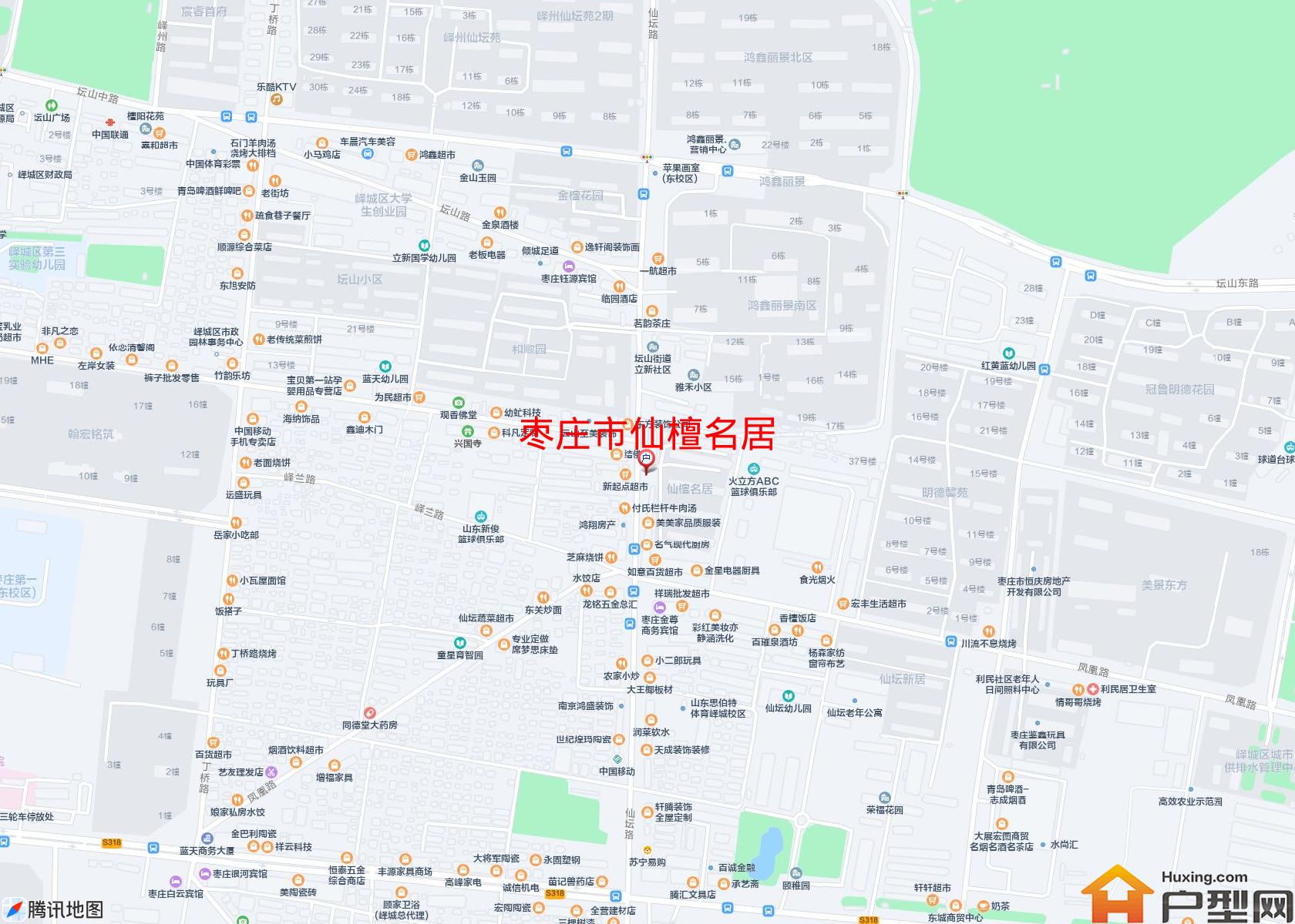 仙檀名居小区 - 户型网