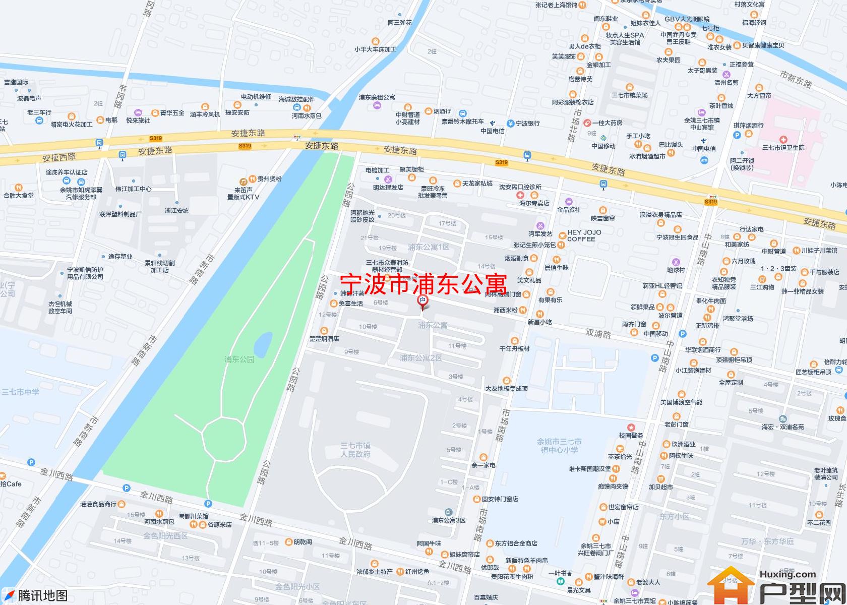 浦东公寓小区 - 户型网