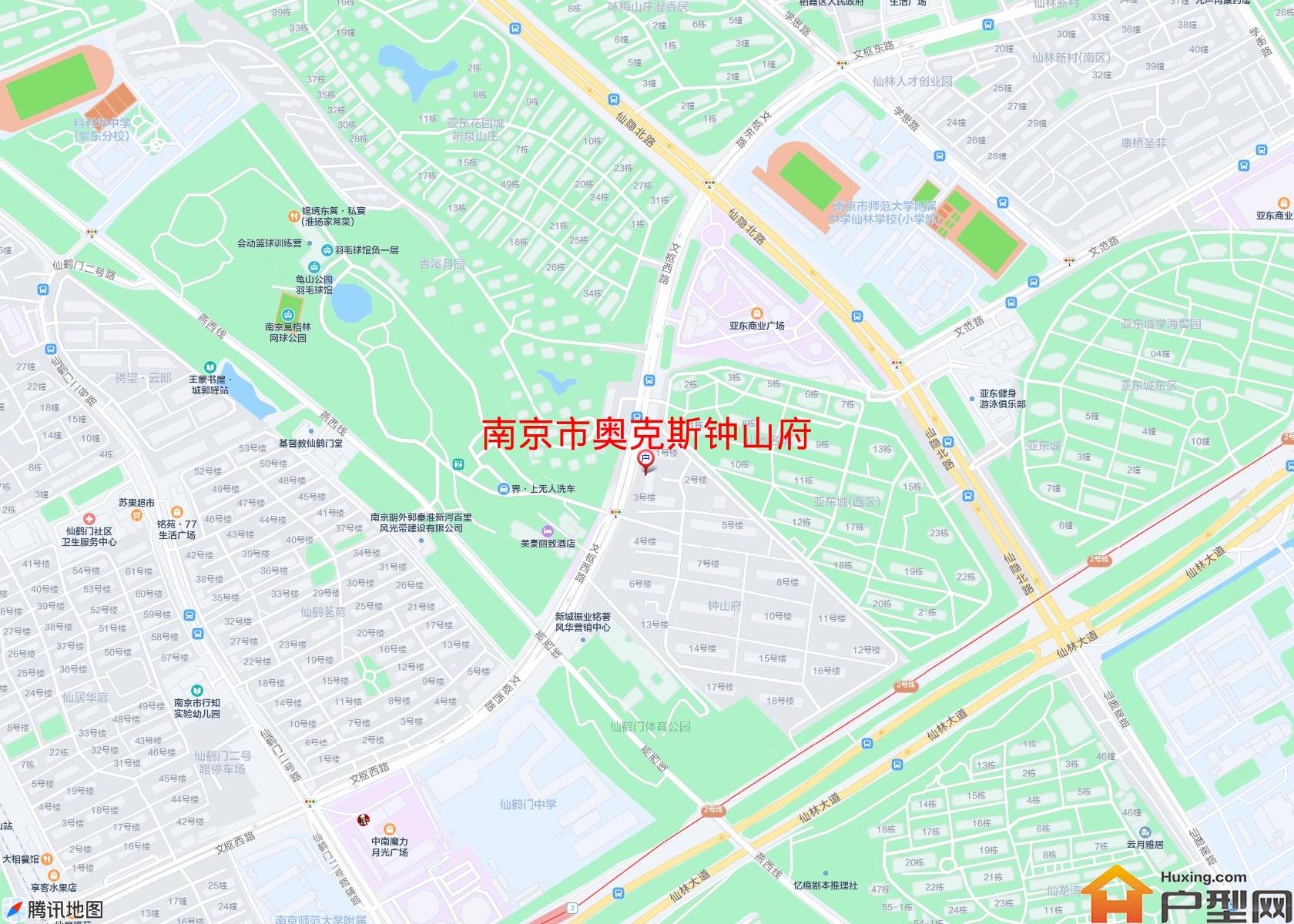 奥克斯钟山府小区 - 户型网