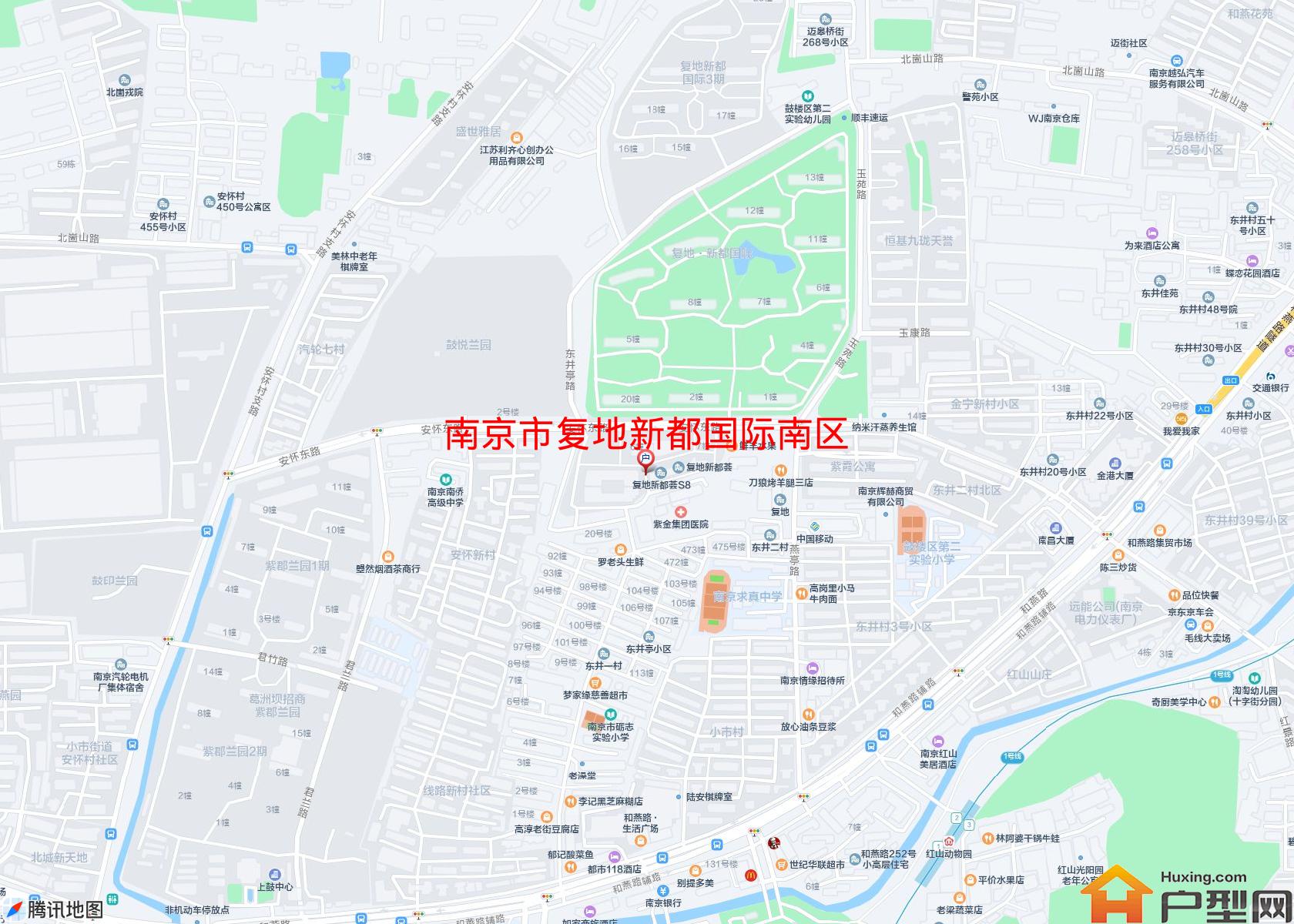 复地新都国际南区小区 - 户型网