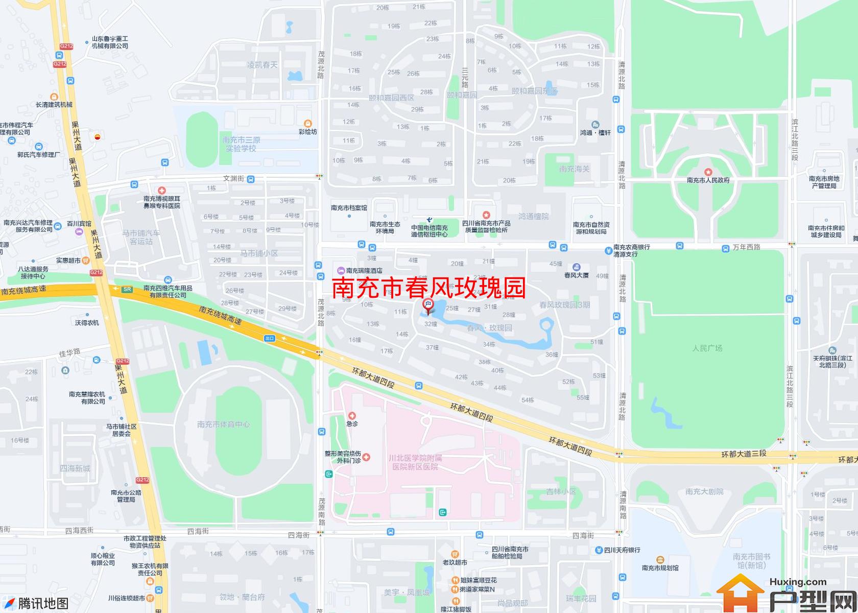 春风玫瑰园小区 - 户型网