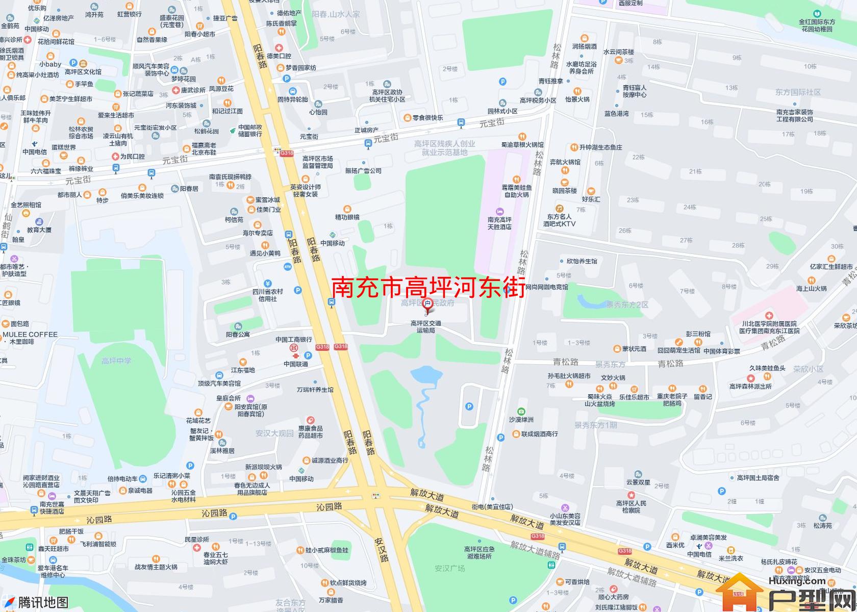 高坪河东街小区 - 户型网