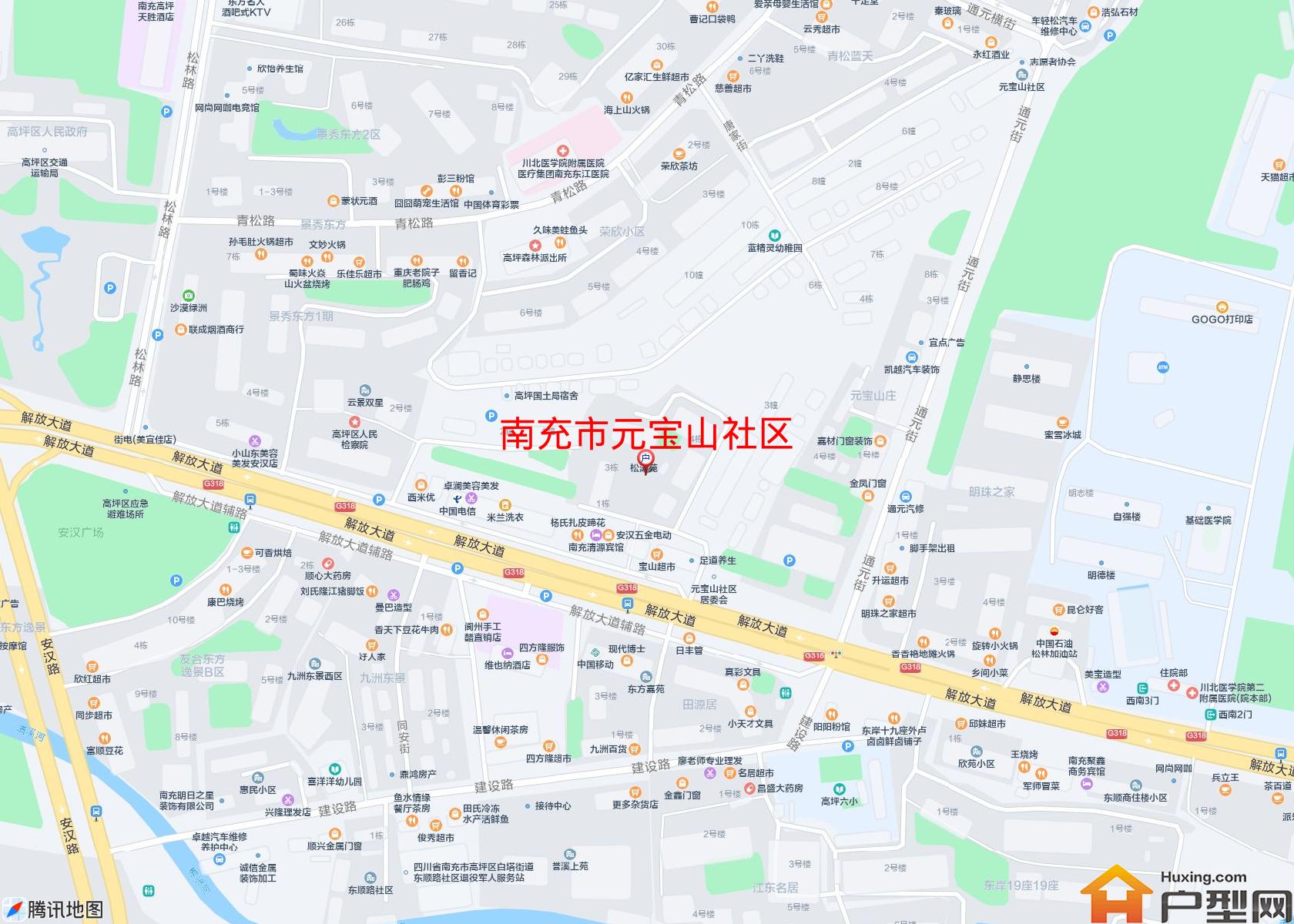 元宝山社区小区 - 户型网