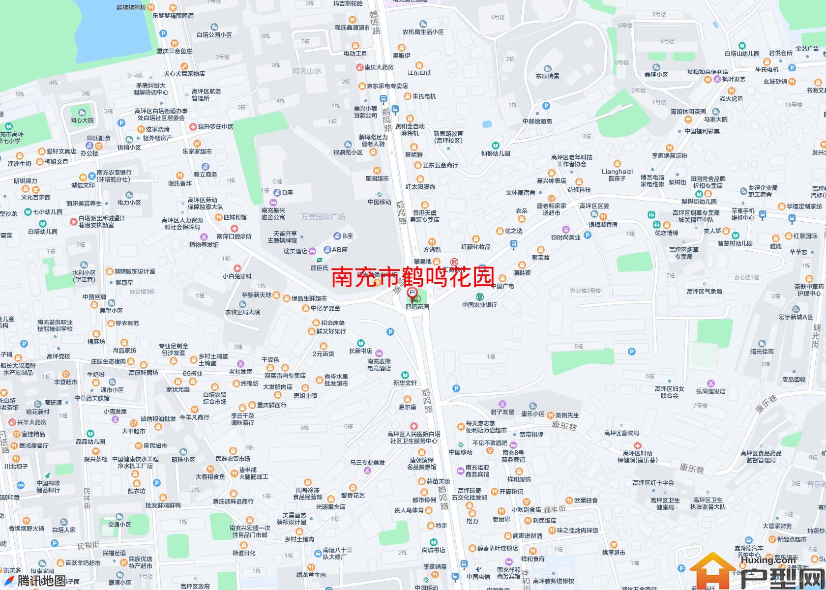 鹤鸣花园小区 - 户型网