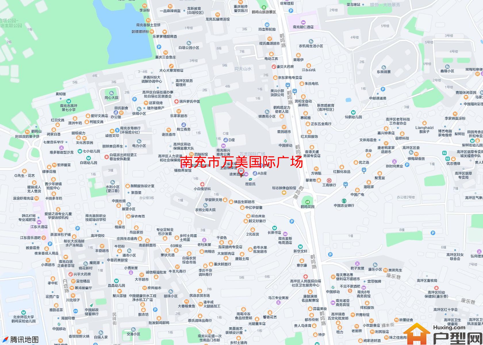 万美国际广场小区 - 户型网