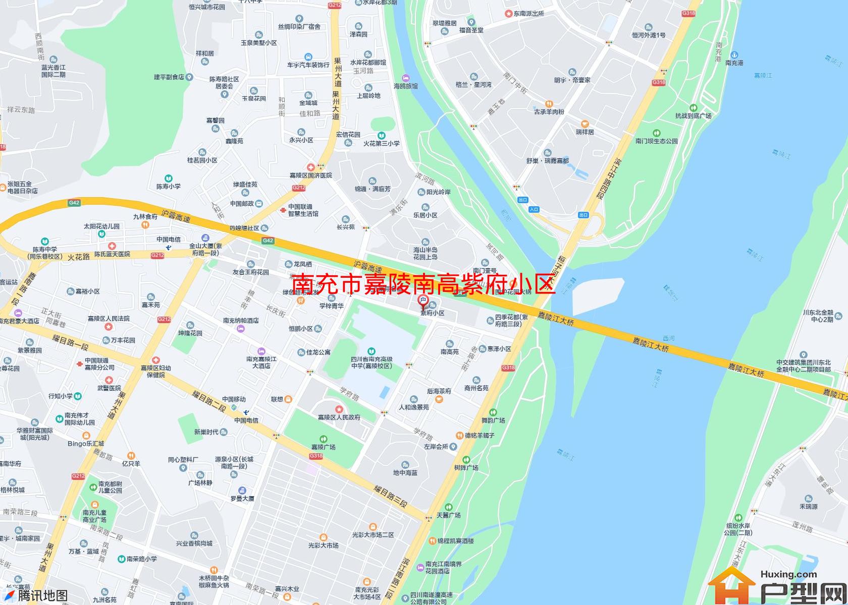 嘉陵南高紫府小区小区 - 户型网