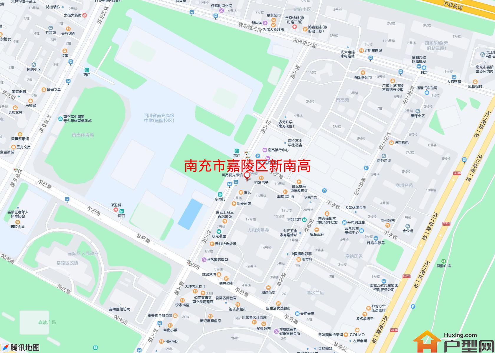 嘉陵区新南高小区 - 户型网