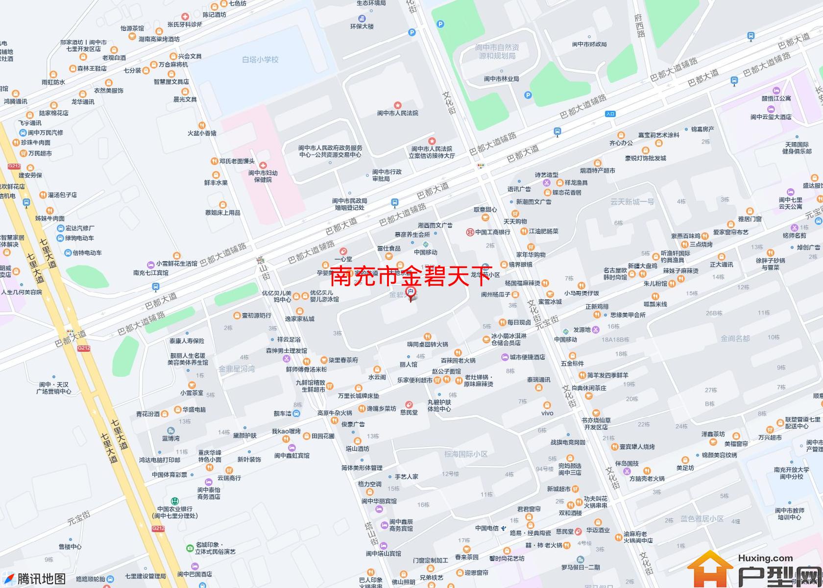 金碧天下小区 - 户型网