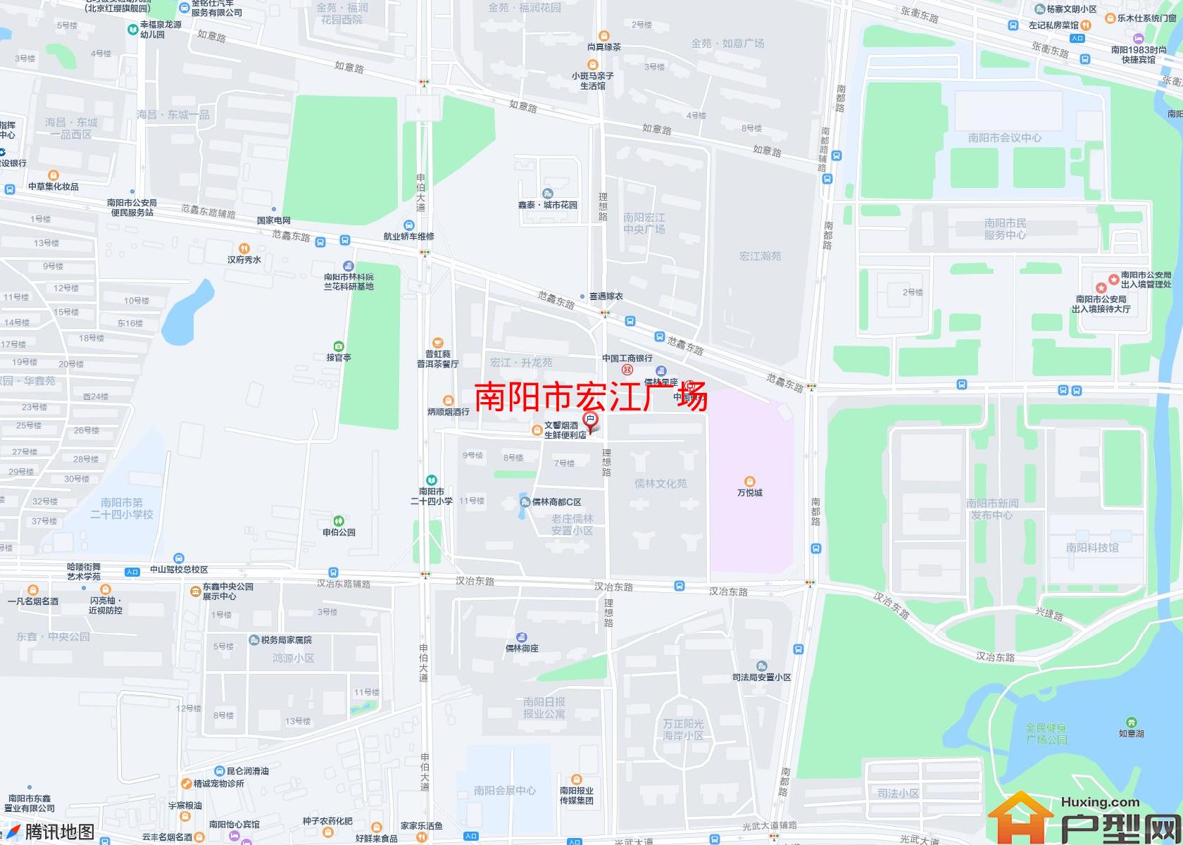宏江广场小区 - 户型网