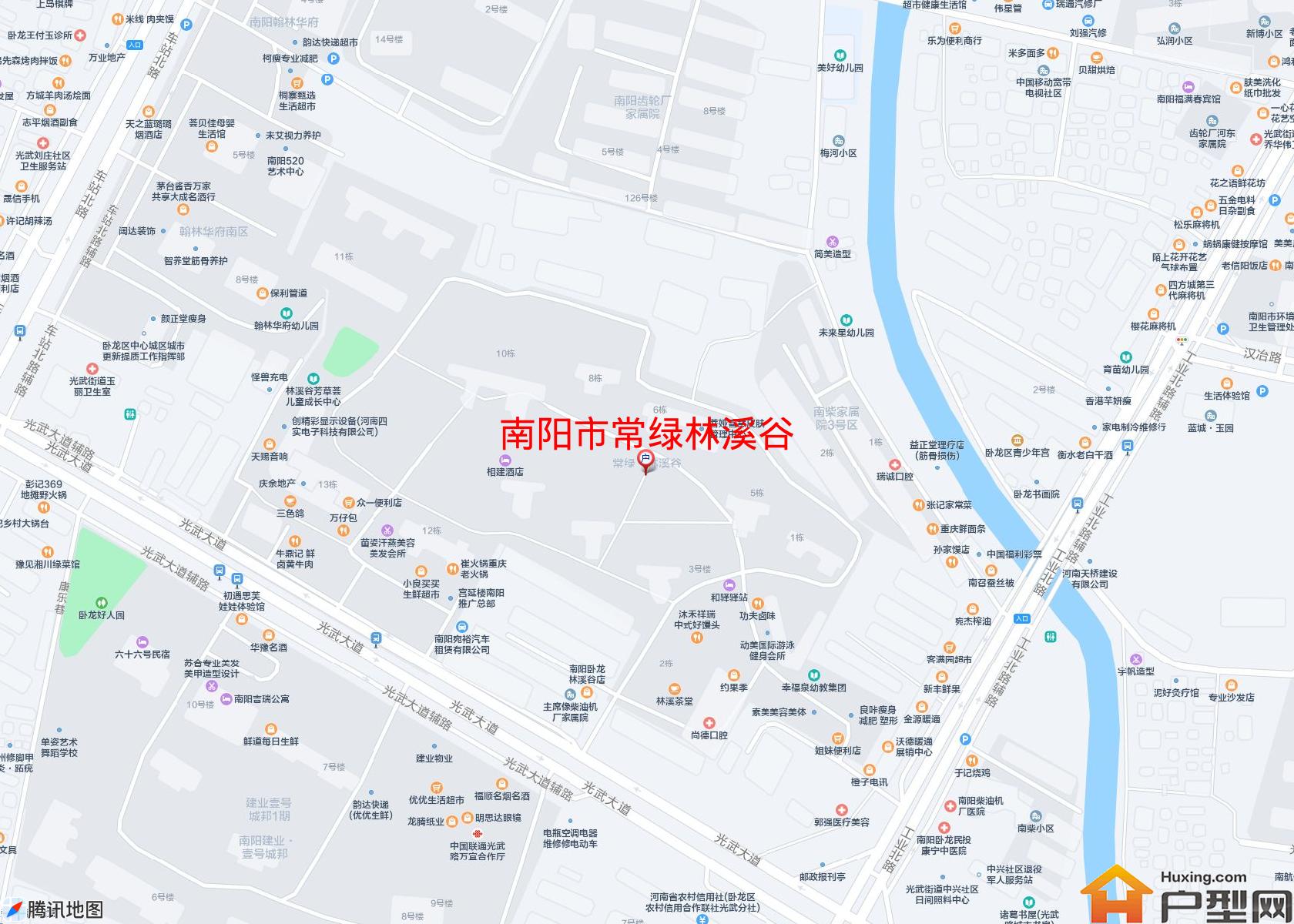 常绿林溪谷小区 - 户型网