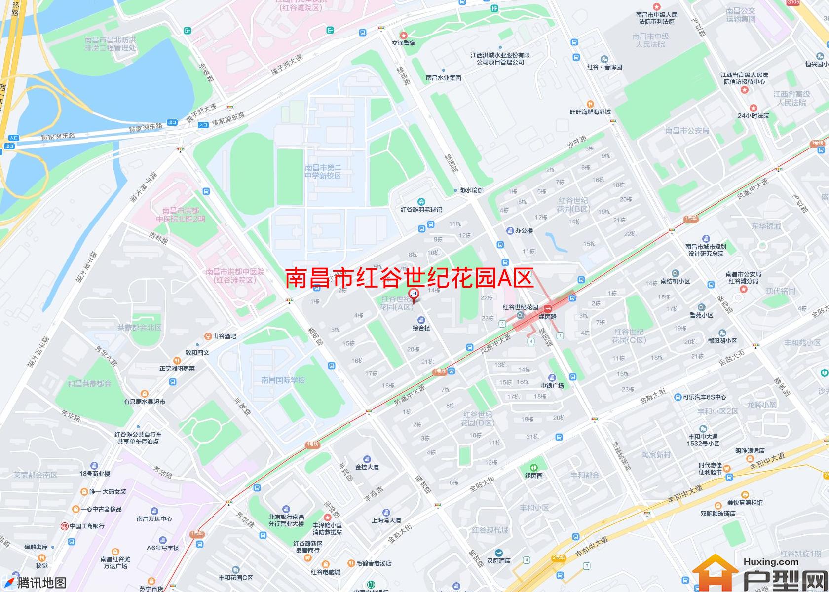 红谷世纪花园A区小区 - 户型网