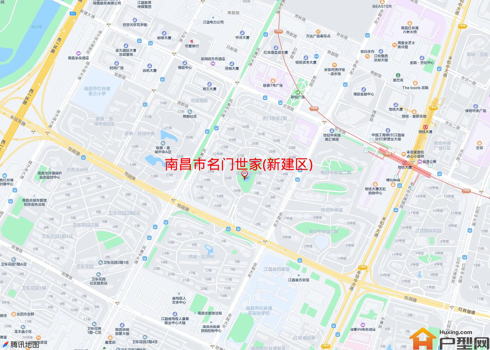 名门世家(新建区)小区 - 户型网 名门世家(新建区)小区 - 户型网