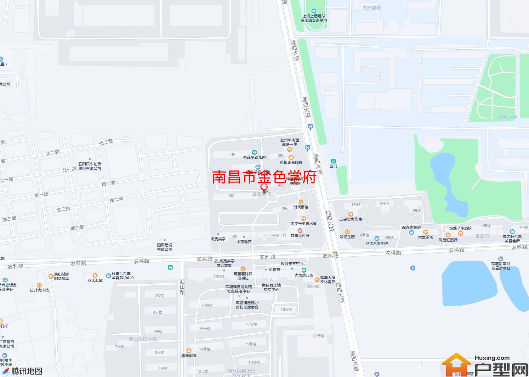 金色学府小区 - 户型网