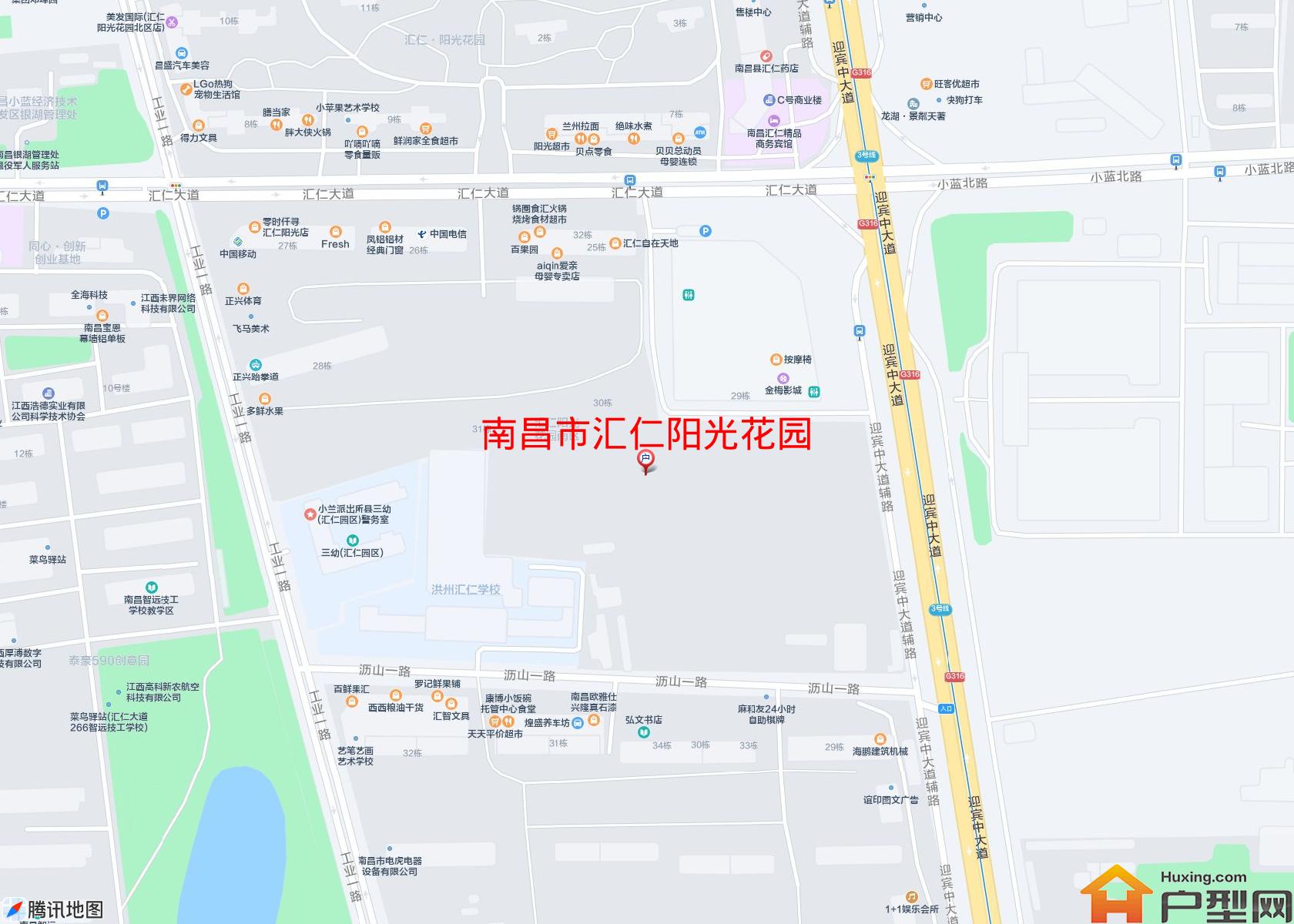 汇仁阳光花园小区 - 户型网