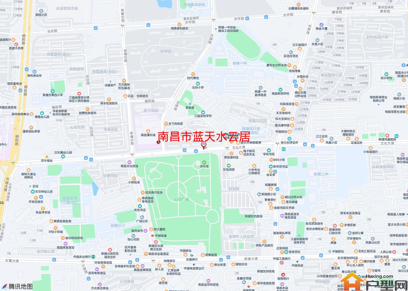 蓝天水云居小区 - 户型网