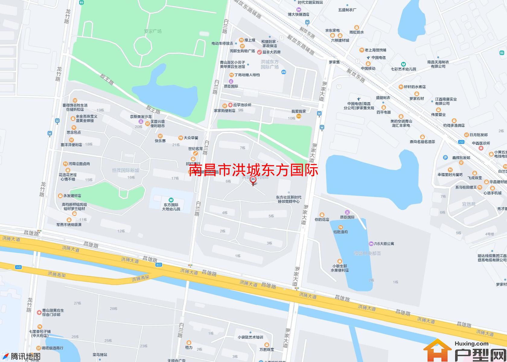 洪城东方国际小区 - 户型网 洪城东方国际小区 - 户型网