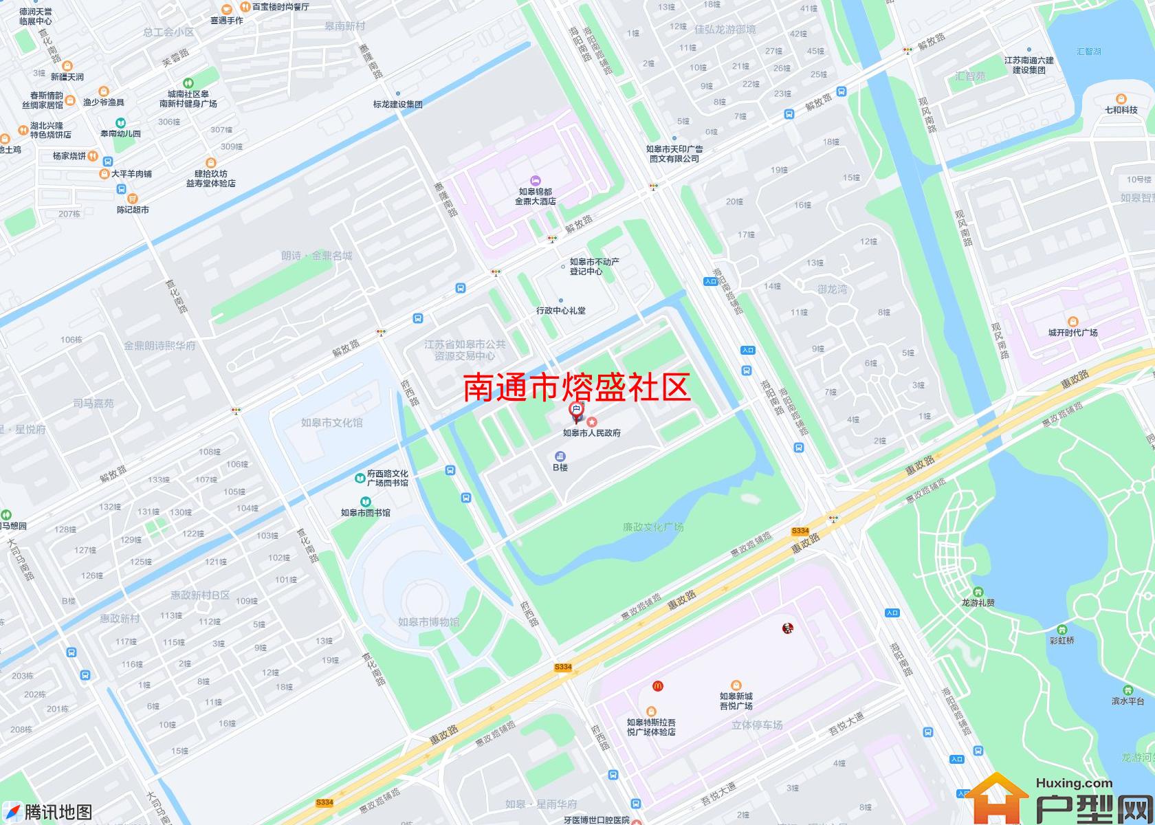 熔盛社区小区 - 户型网
