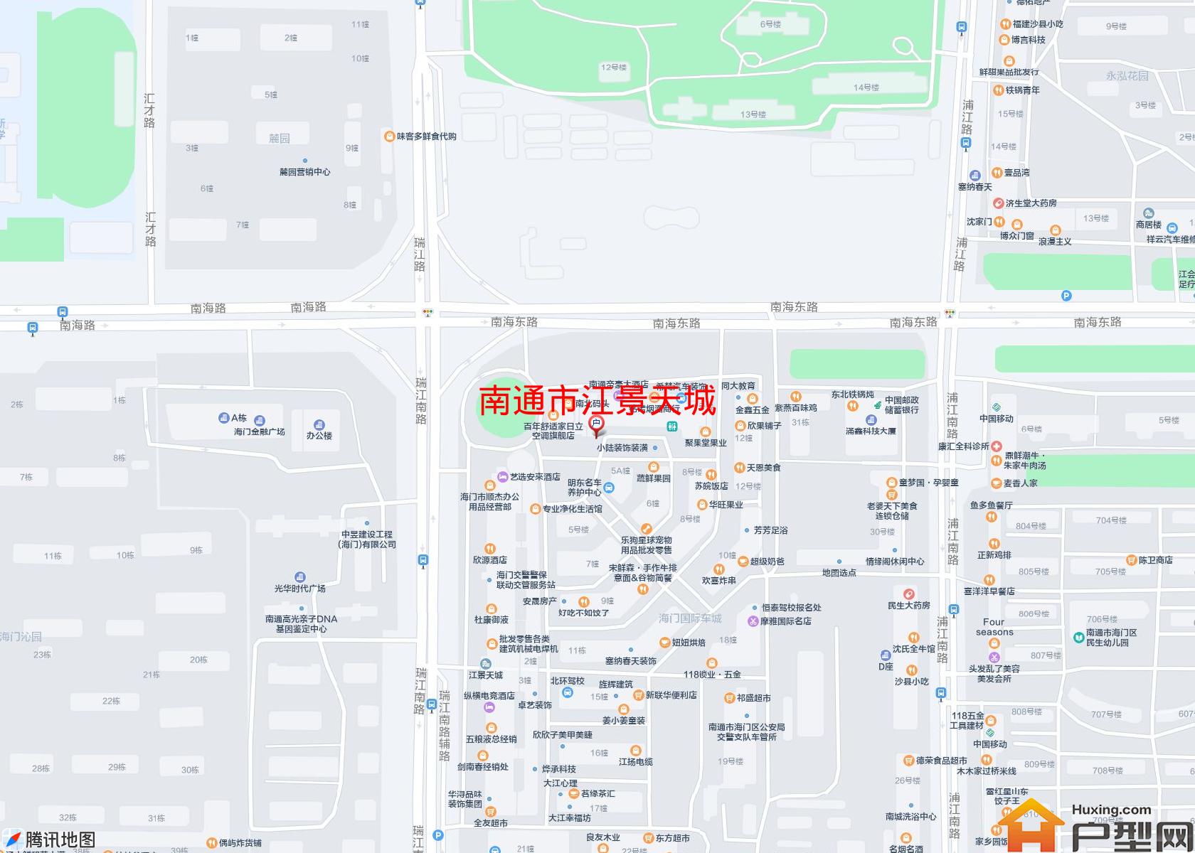 江景天城小区 - 户型网