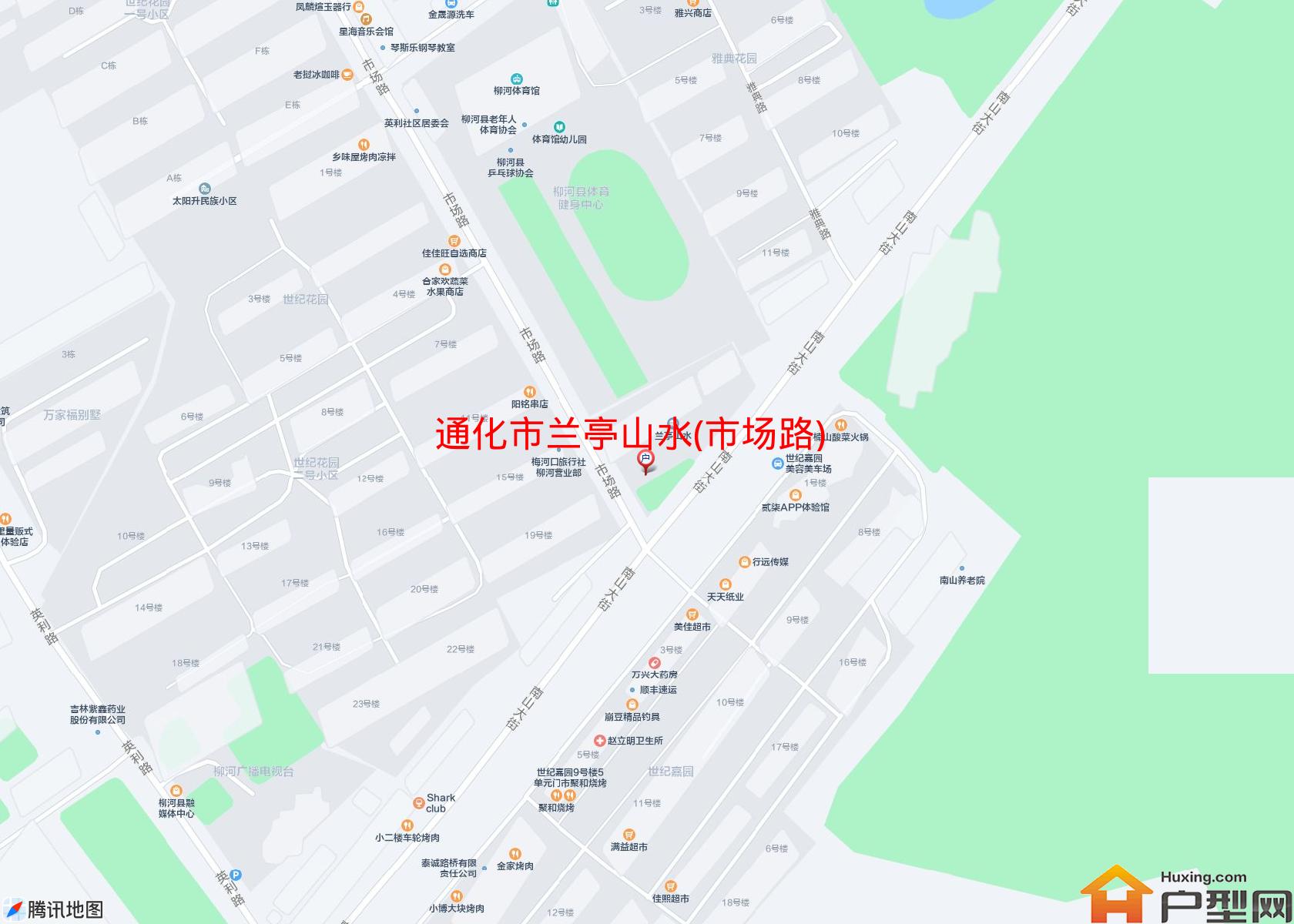 兰亭山水(市场路)小区 - 户型网