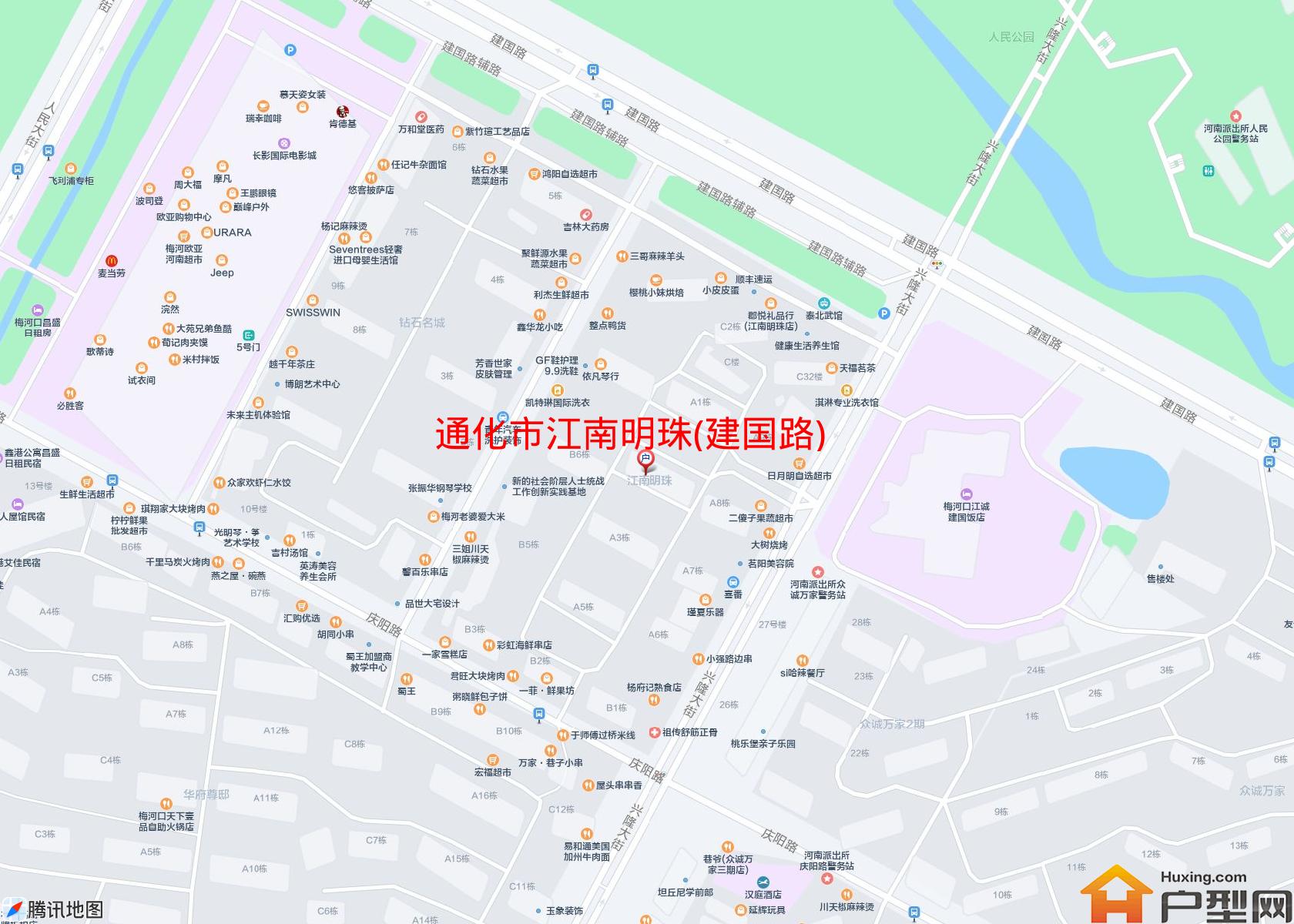 江南明珠(建国路)小区 - 户型网