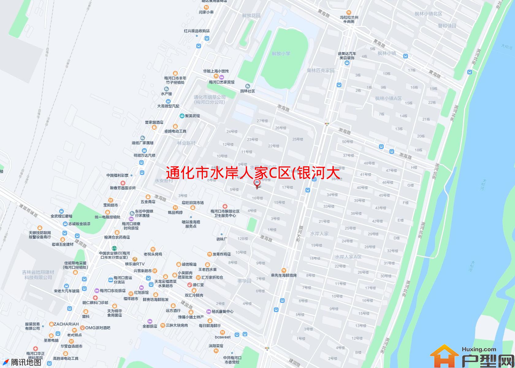 水岸人家C区(银河大街)小区 - 户型网