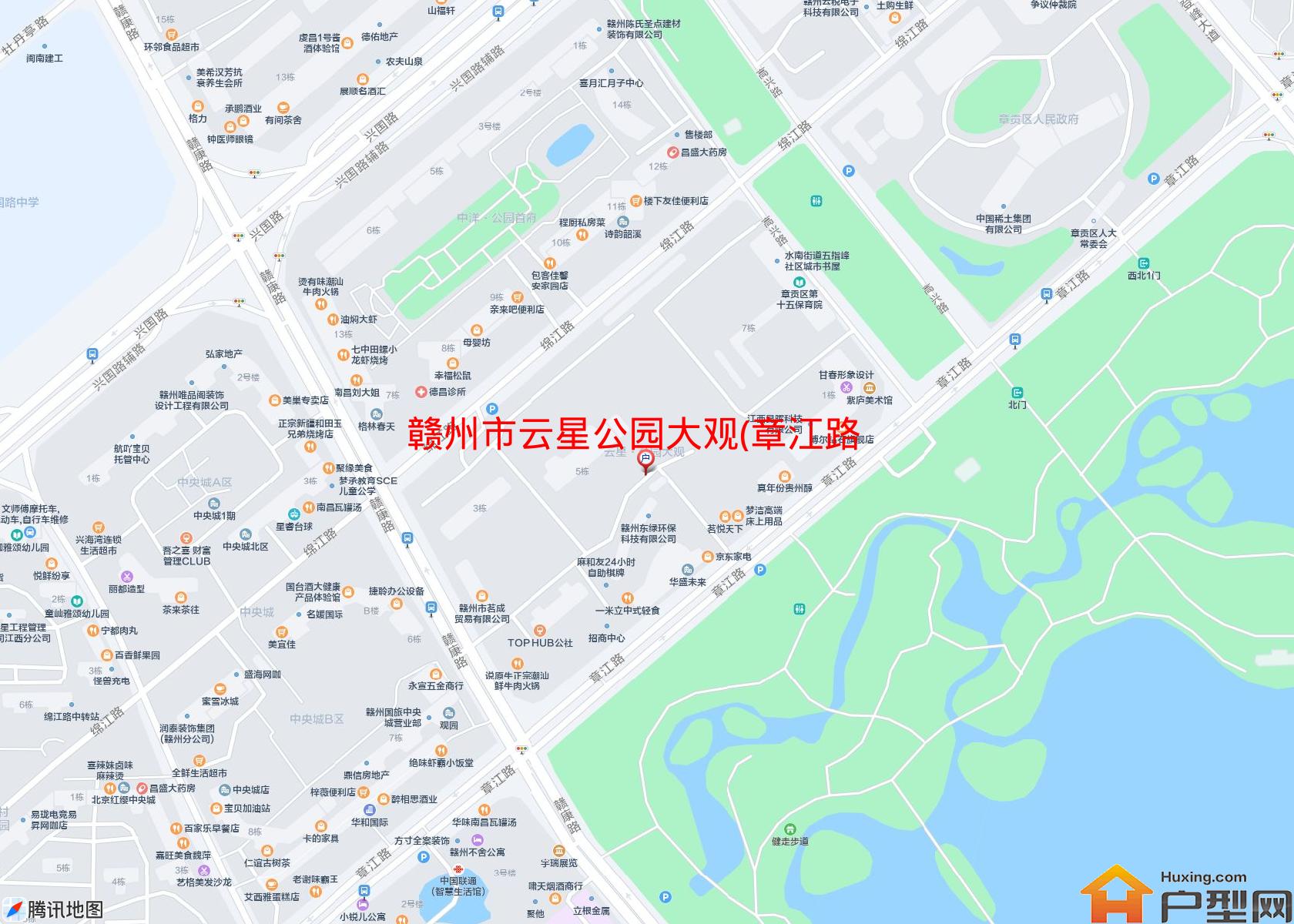 云星公园大观(章江路)小区 - 户型网