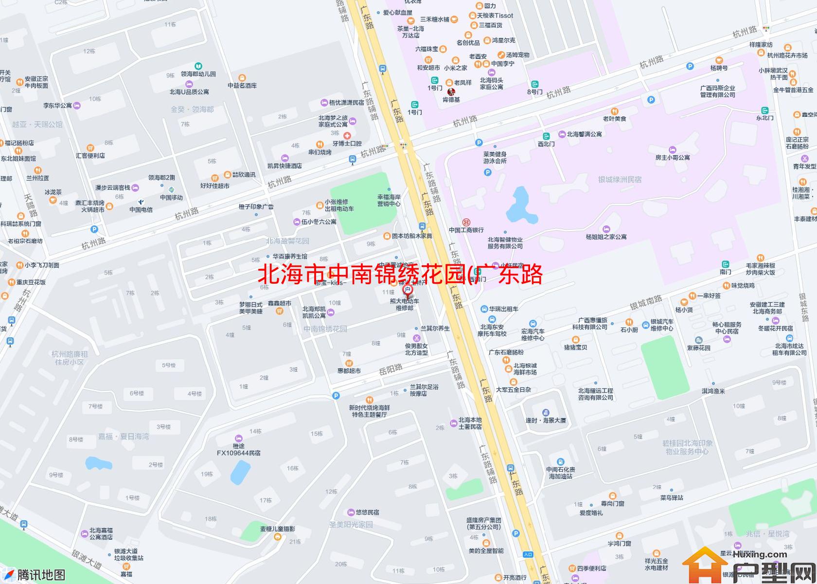 中南锦绣花园(广东路186号)小区 - 户型网