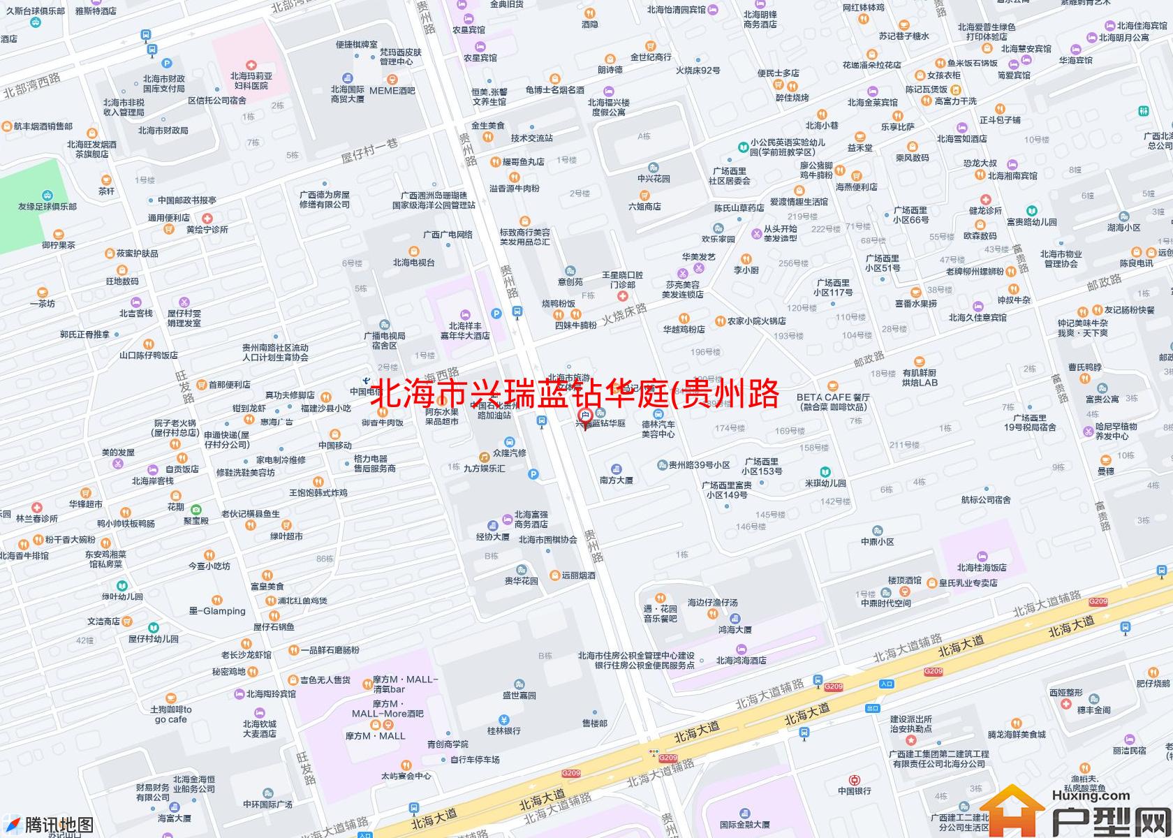 兴瑞蓝钻华庭(贵州路37号)小区 - 户型网