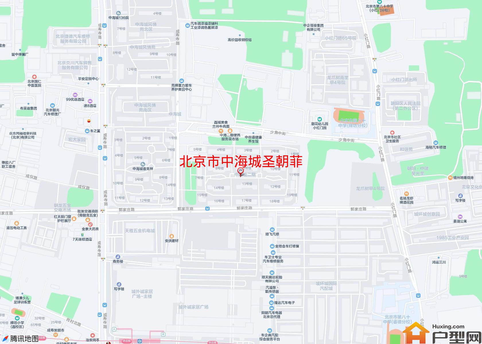 中海城圣朝菲小区 - 户型网